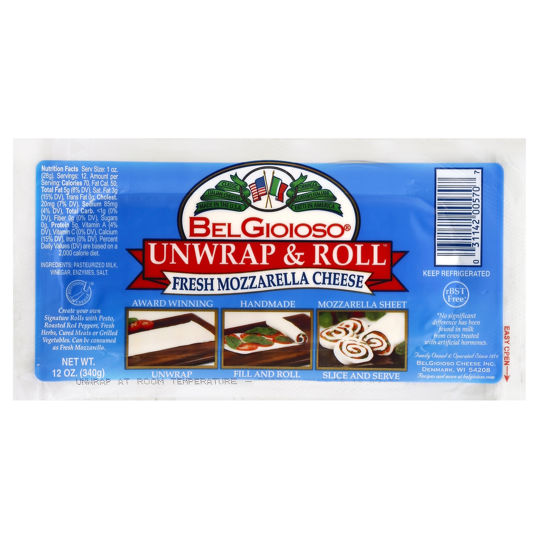 Belgioioso Cheese 12 Oz