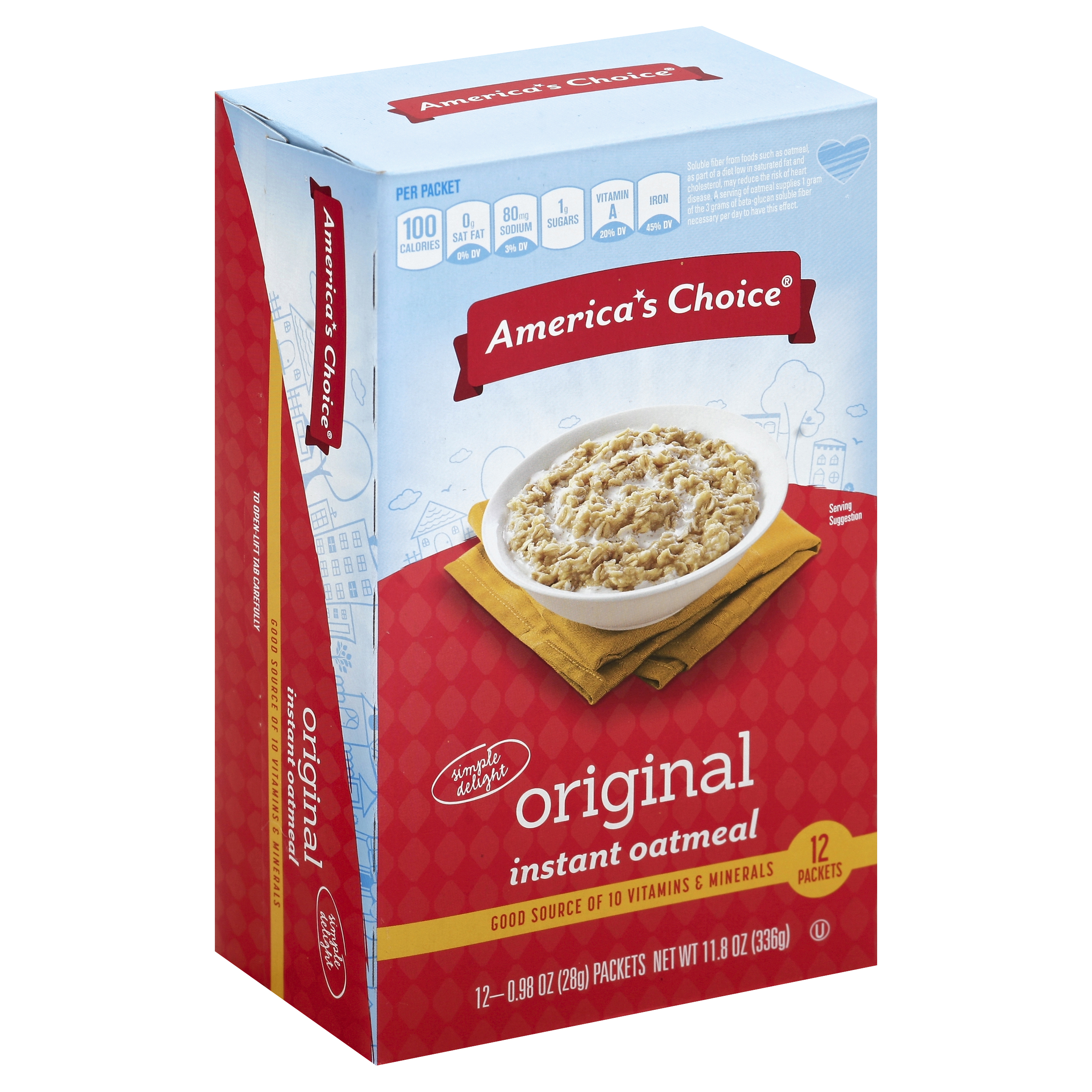 America's Choice Oatmeal 12 Ea