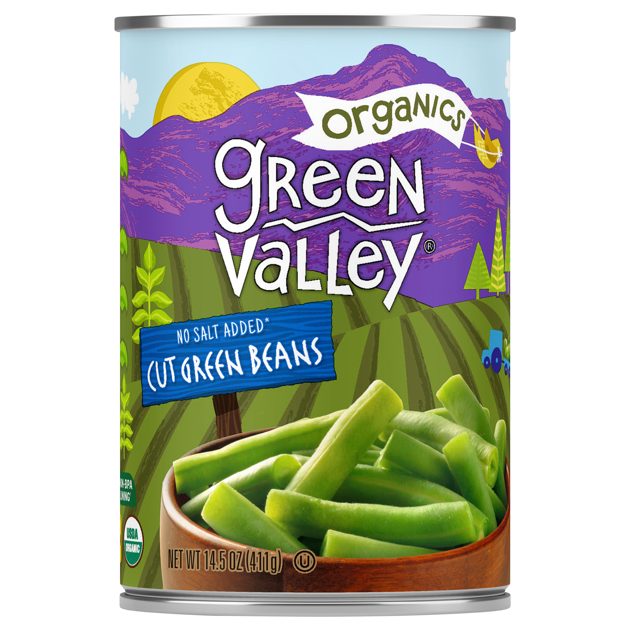 Green Beans, Organics, Cut