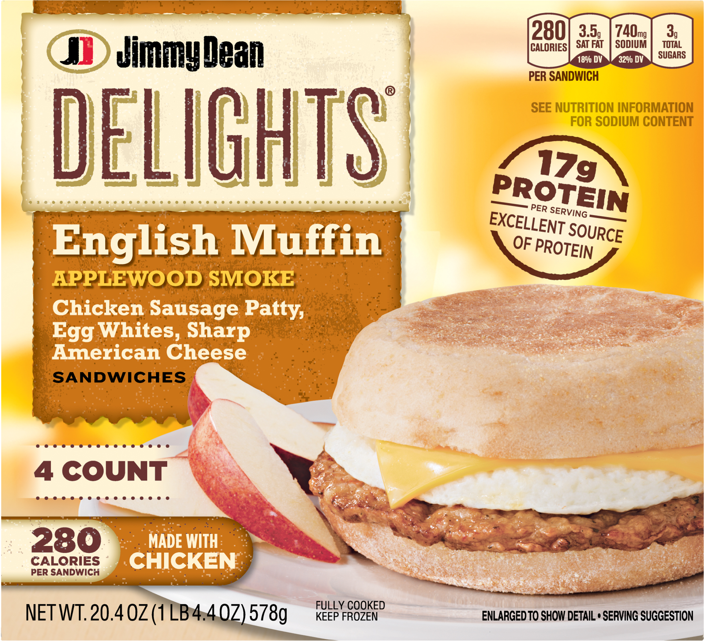 Sandwiches, English Muffin, Applewood Smoke