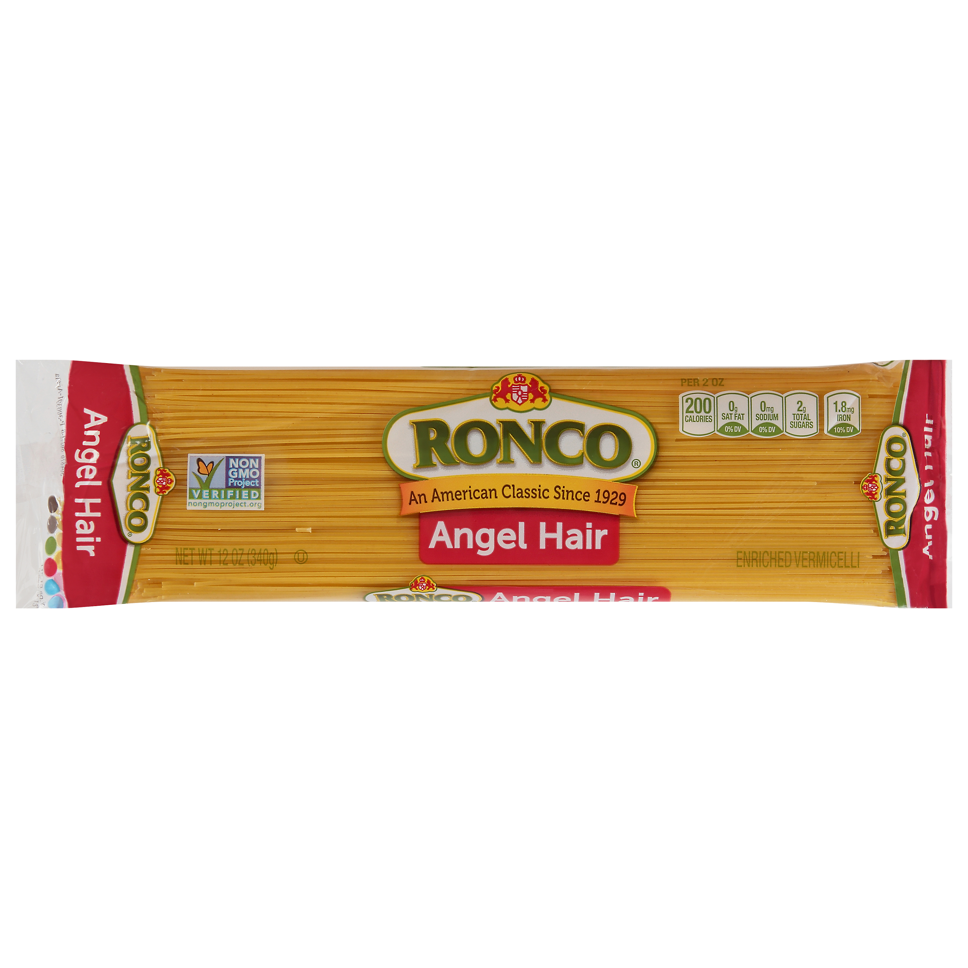 Ronco Angel Hair Pasta 12 Oz