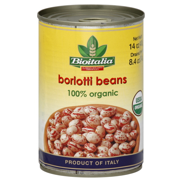 Bioitalia Borlotti Beans 14 Oz