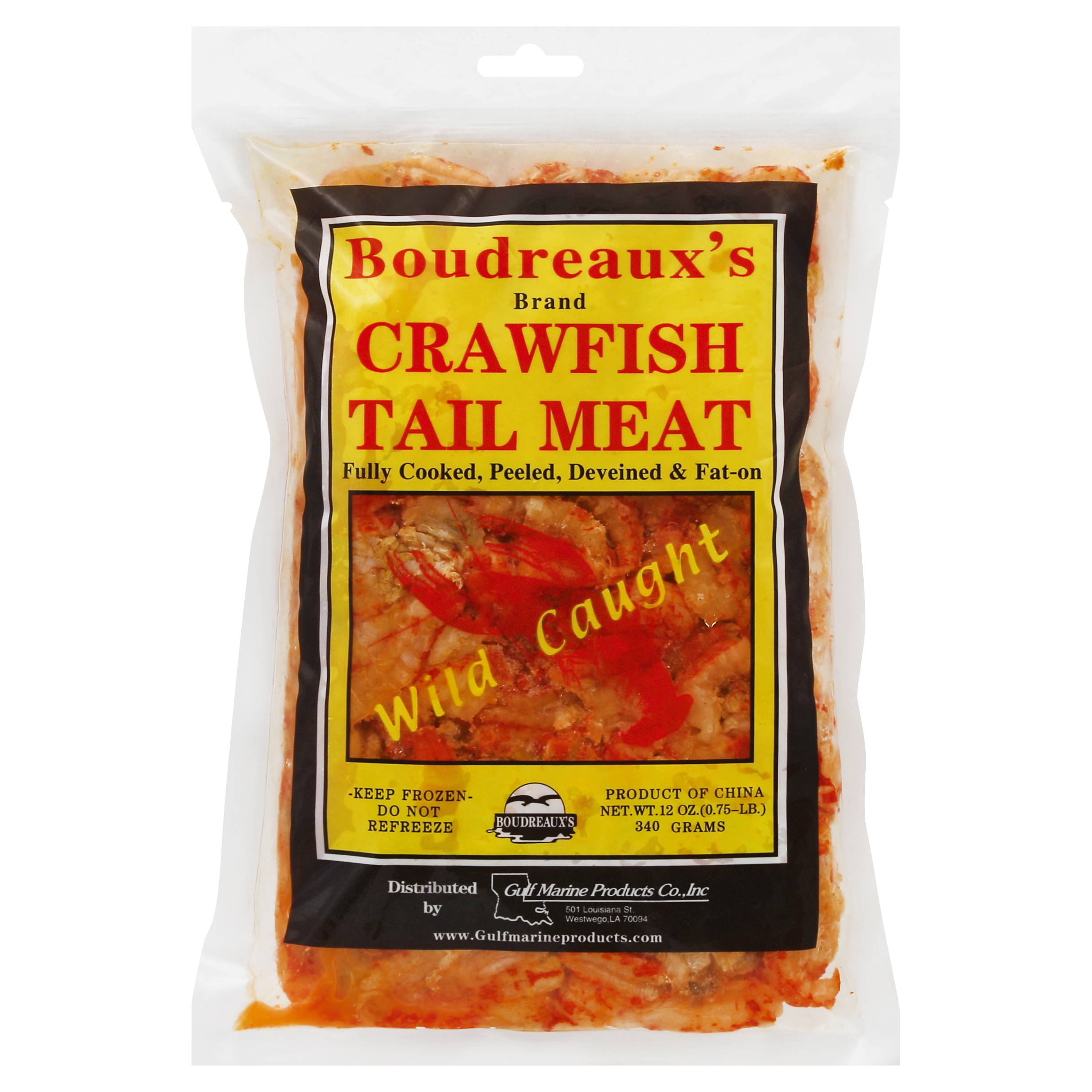 Boudreauxs Crawfish Tail Meat 12 Oz