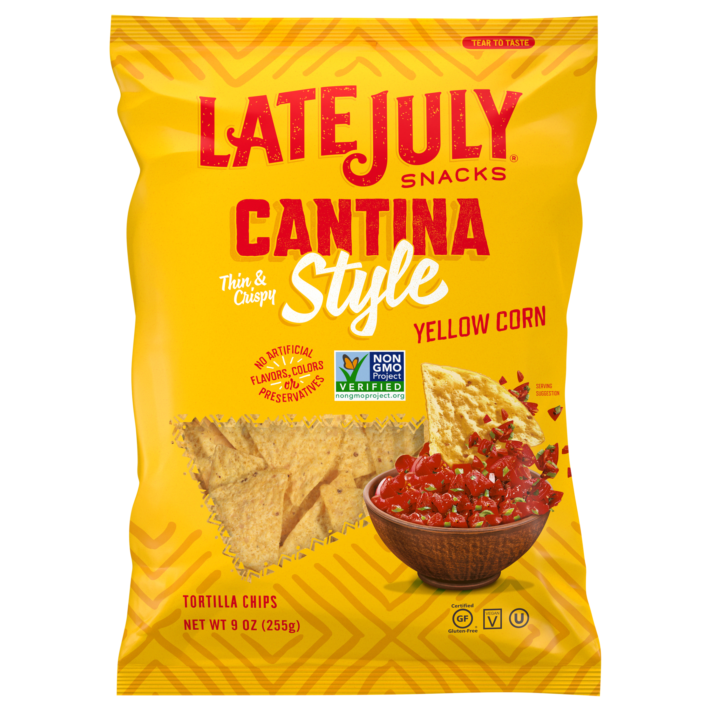 Tortilla Chips, Yellow Corn, Cantina Style,