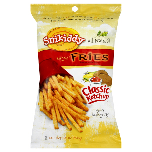 Snikiddy Baked Fries 4.5 Oz
