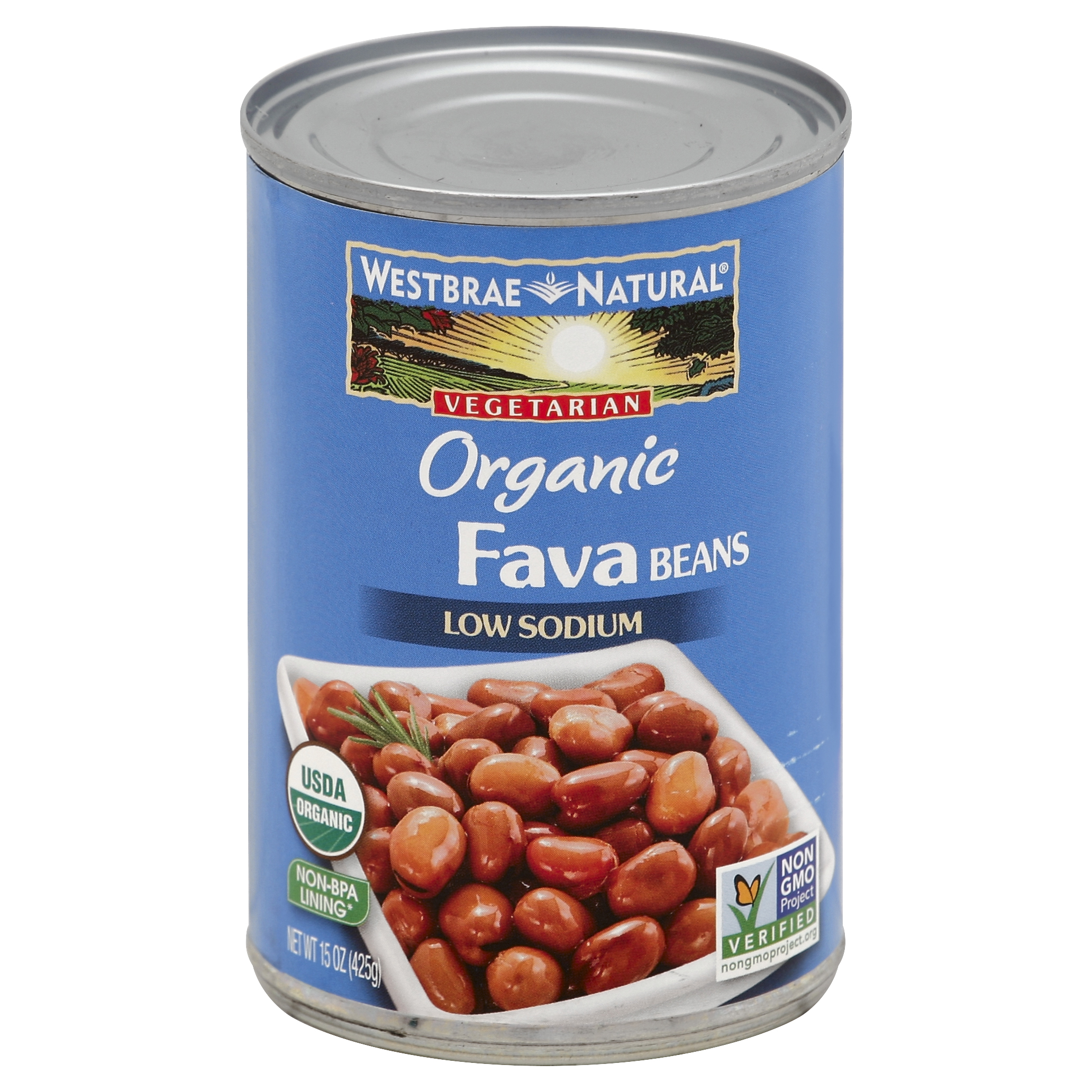 Westbrae Natural Fava Beans 15 Oz