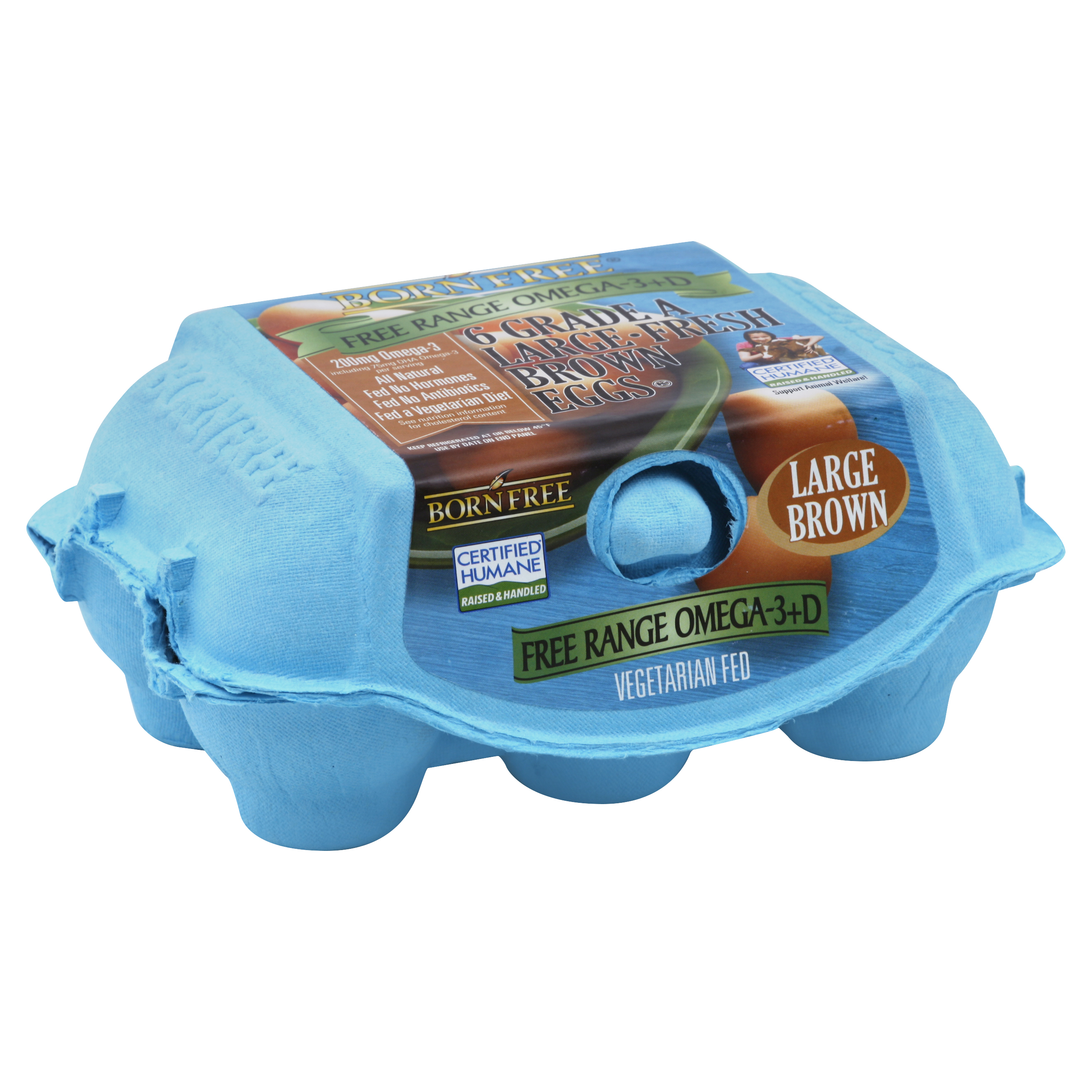 Born Free Eggs 6 Ea