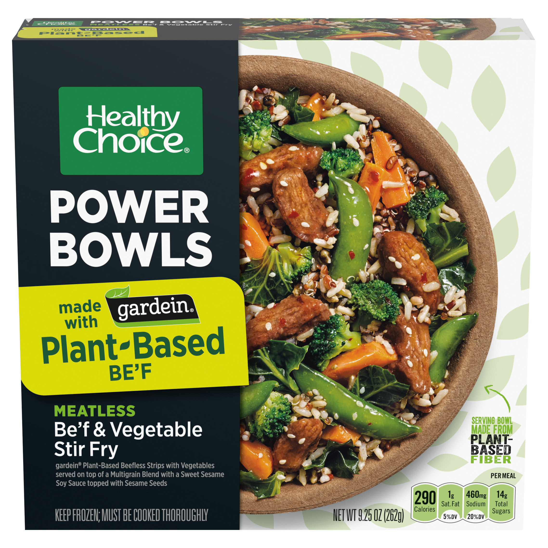 Power Bowls, Be'f & Vegetable Stir Fry, Meatless