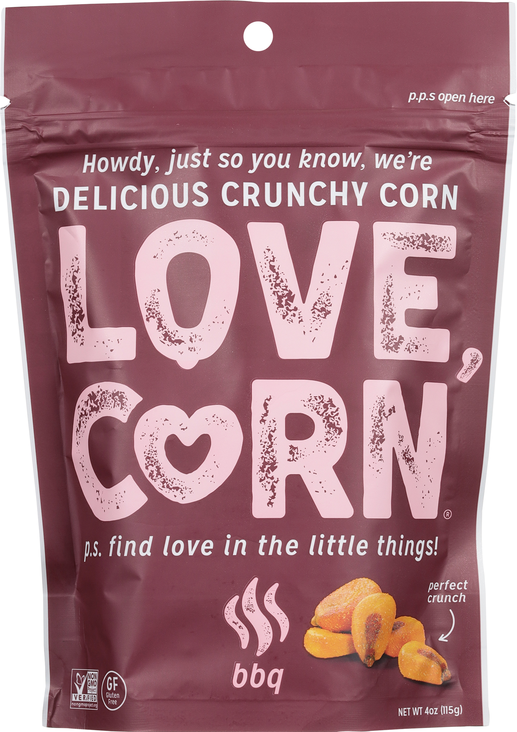 Corn, BBQ, Crunchy