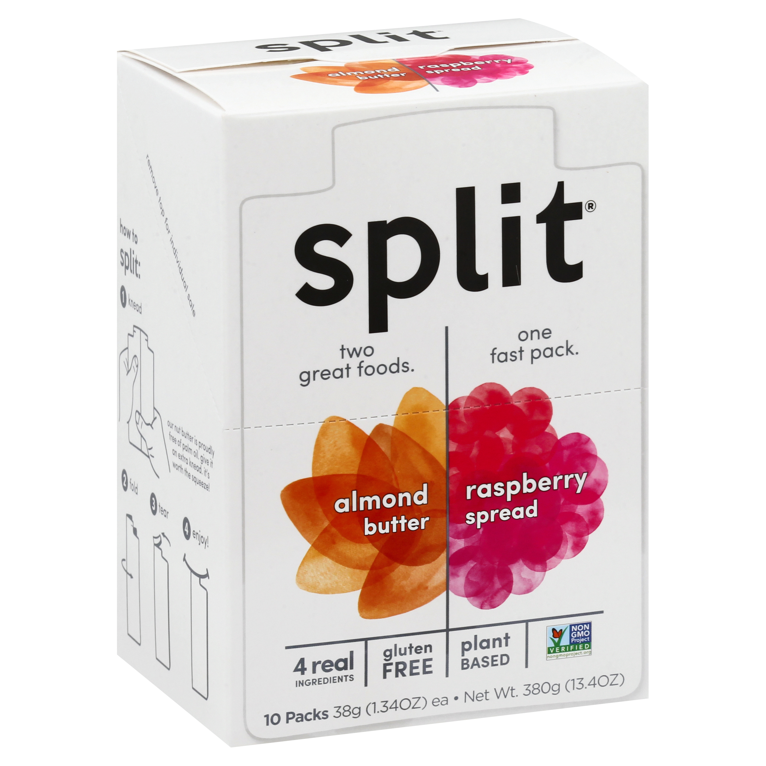 Split Almond Raspberry Butter & Spread 10 Ea