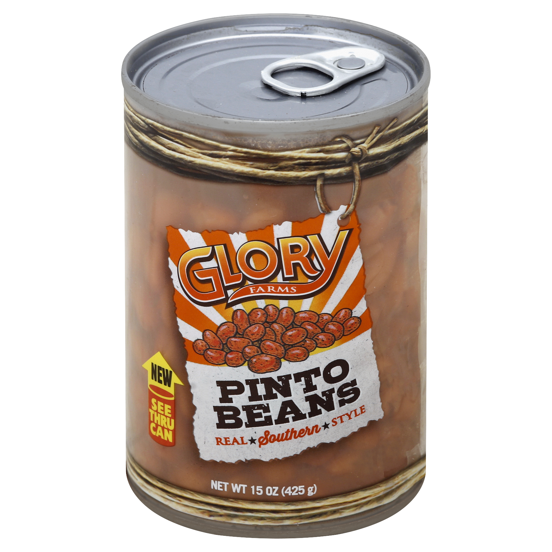 Glory Farms Pinto Beans 15 Oz