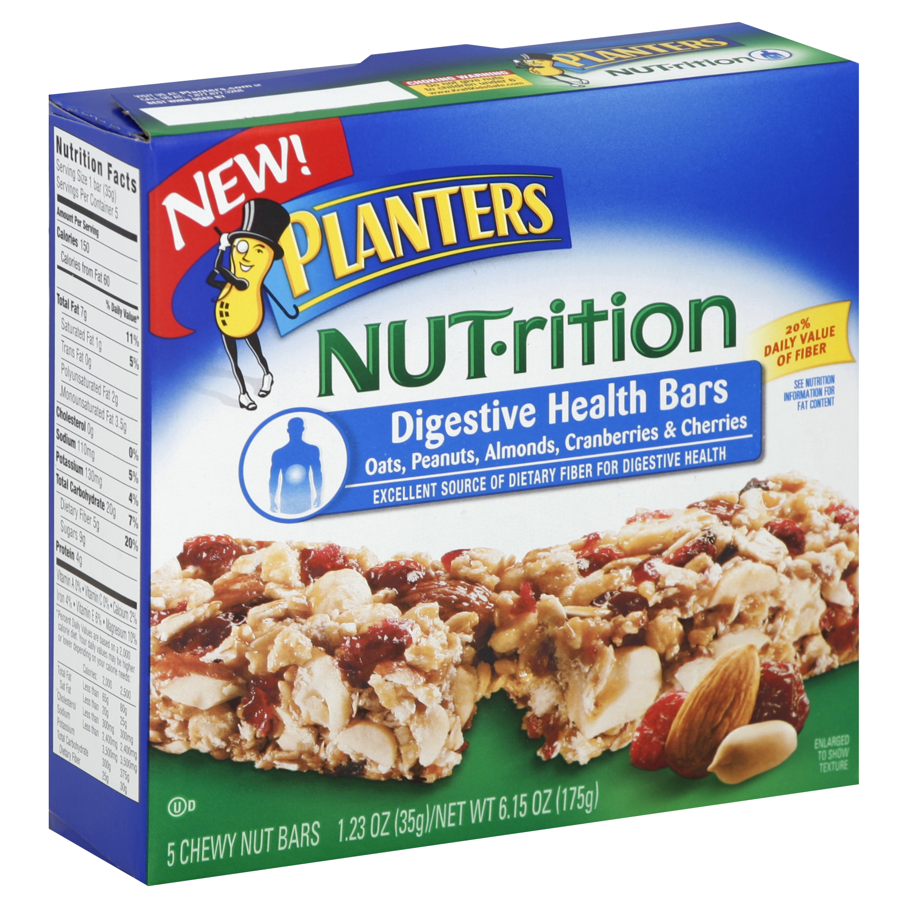 Planters Health Bars 5 Ea