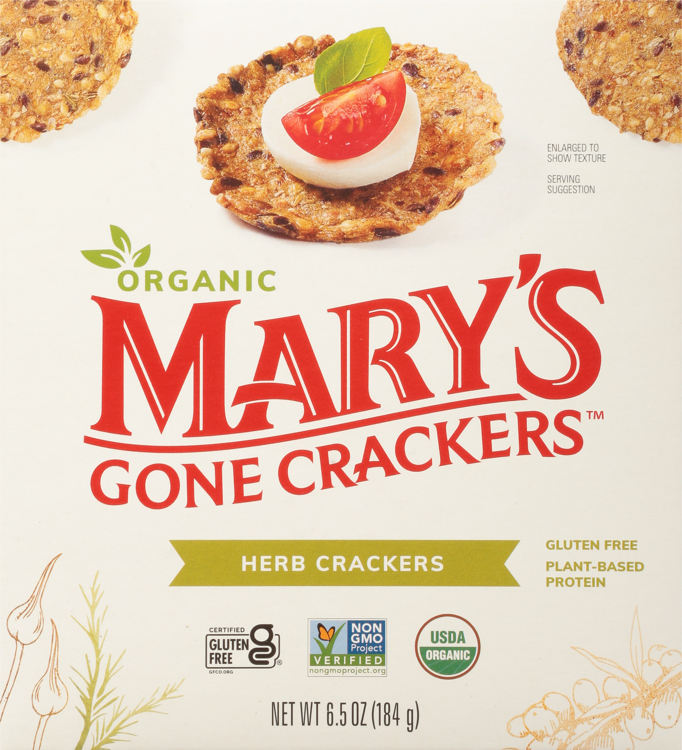 Crackers, Herb, Organic
