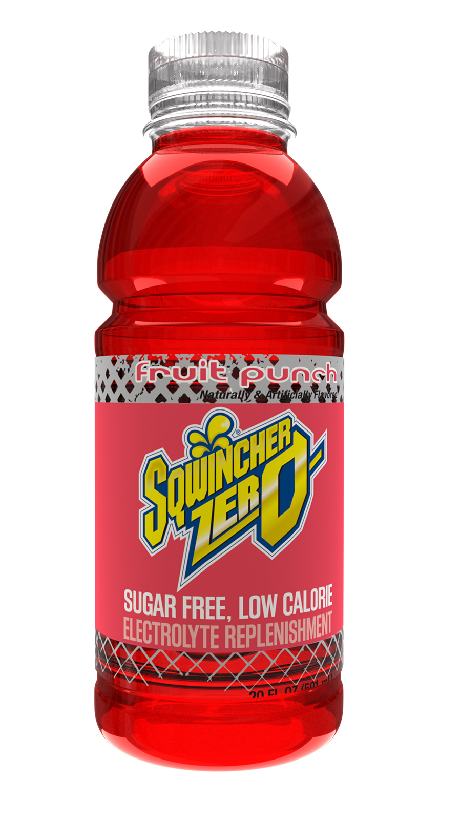 Sqwincher 20 Ounce Fruit Punch Flavor Ready To Drink Bottle Electrolyt