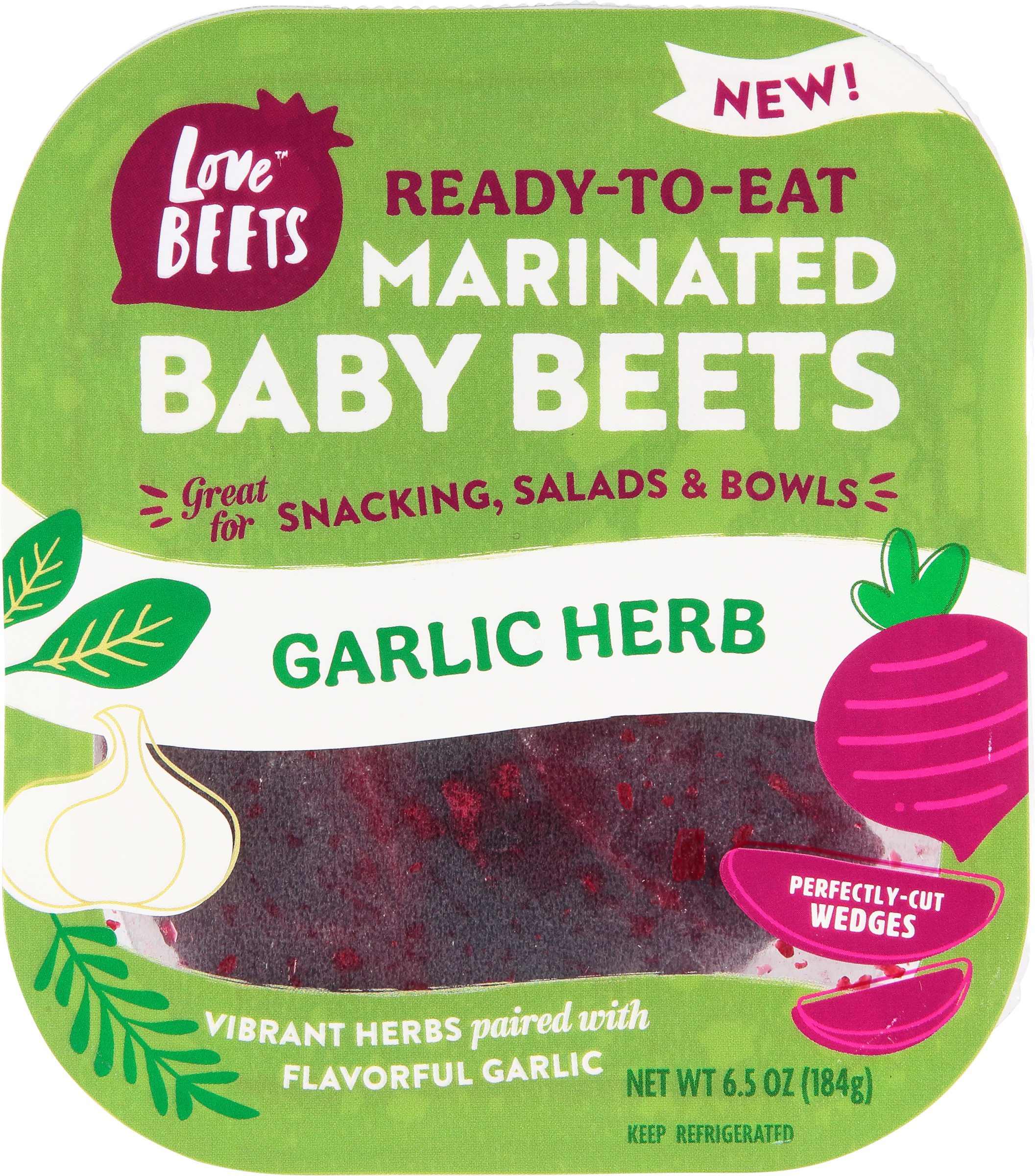Baby Beets, Marinated, Garlic Herb