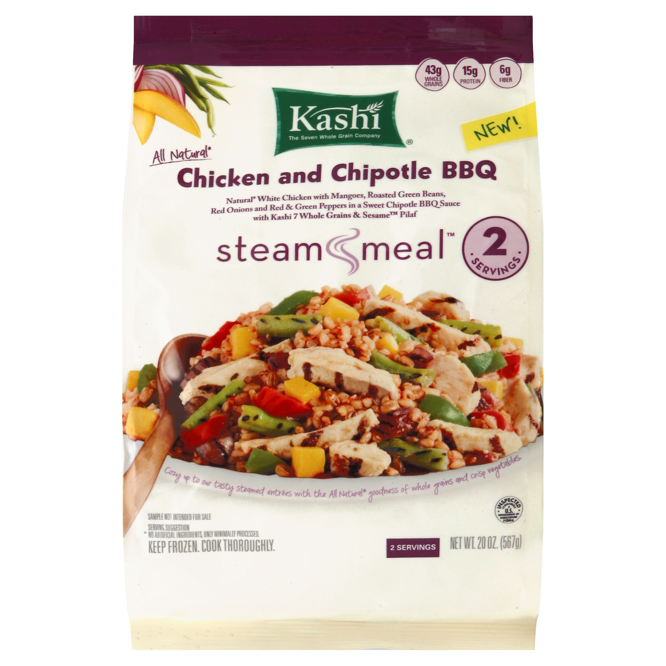 Kashi Chicken And Chipotle Bbq 20 Oz