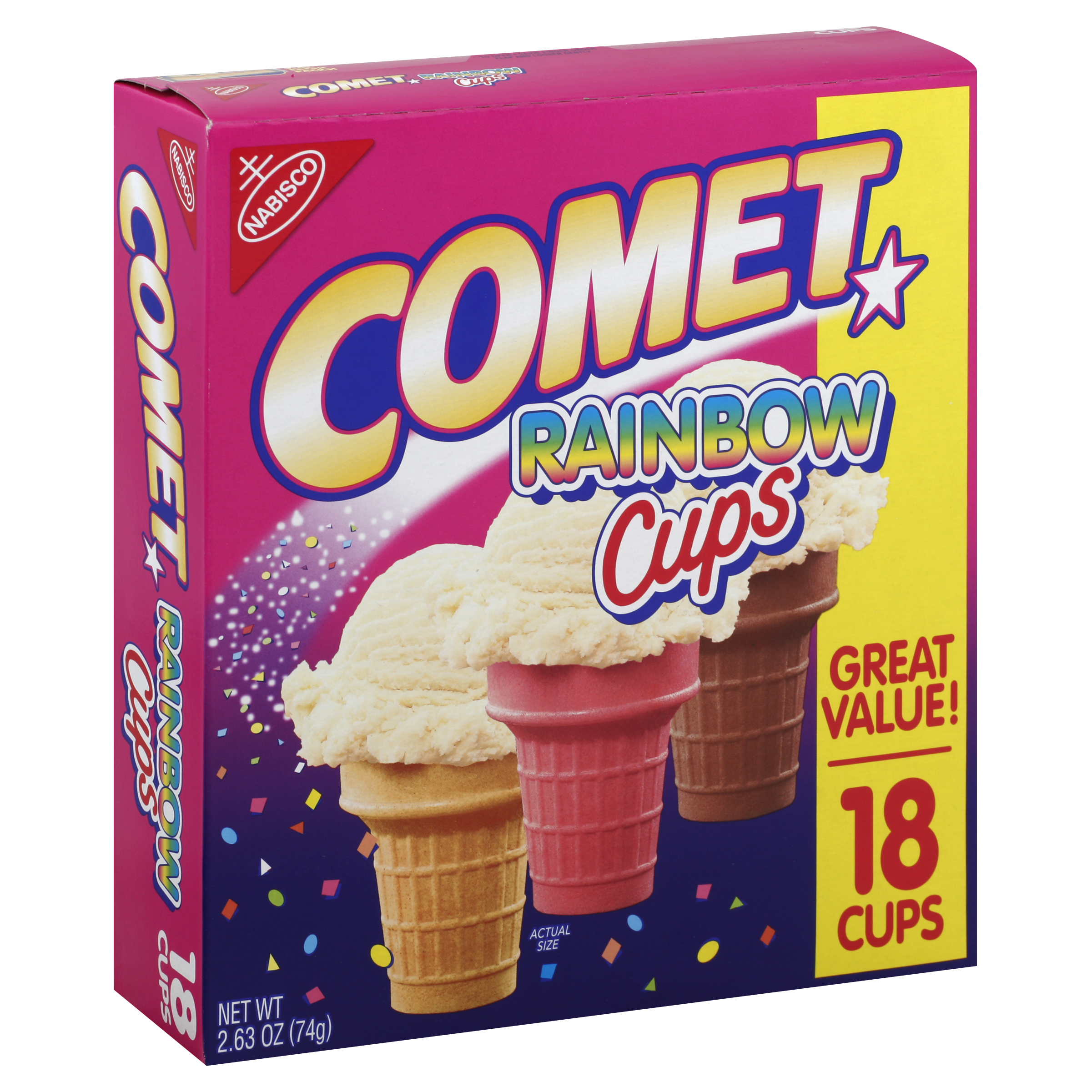 Comet Cups 18 Ea