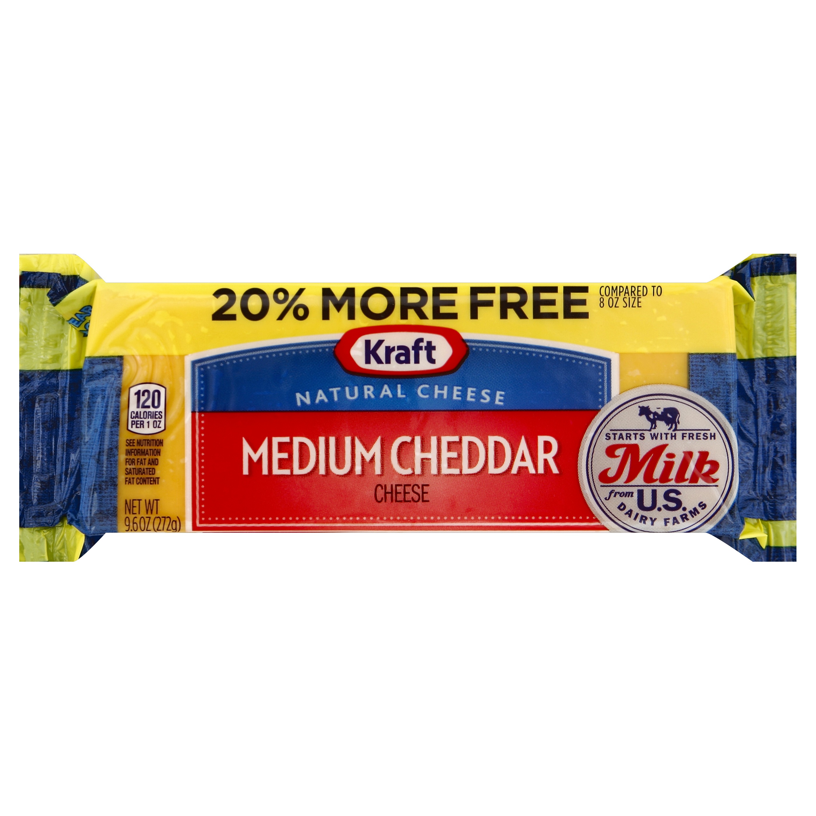 Kraft Natural Cheese 9.6 Oz