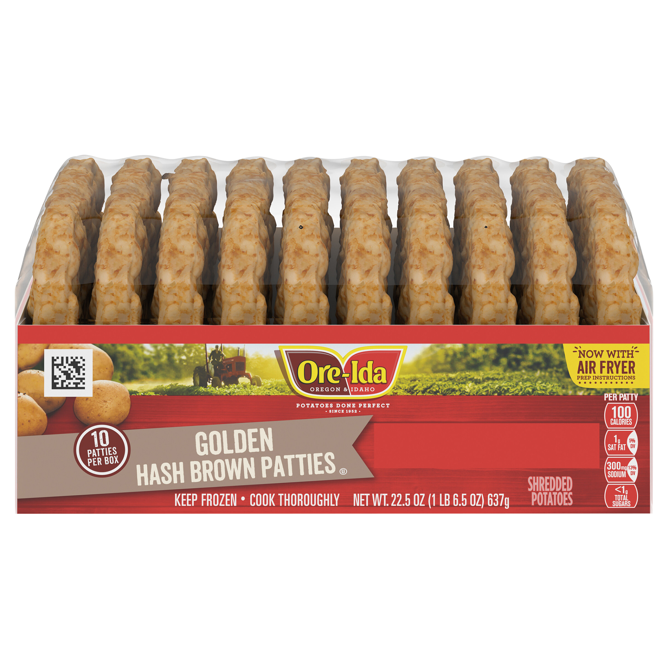 Hash Brown Patties, Golden
