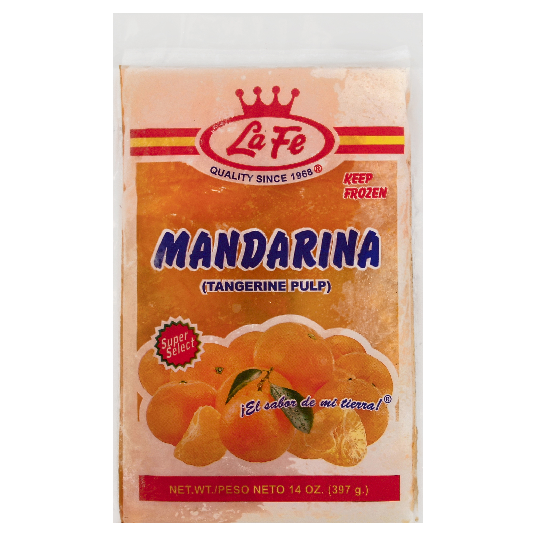 La Fe Tangerine Pulp 14 Oz