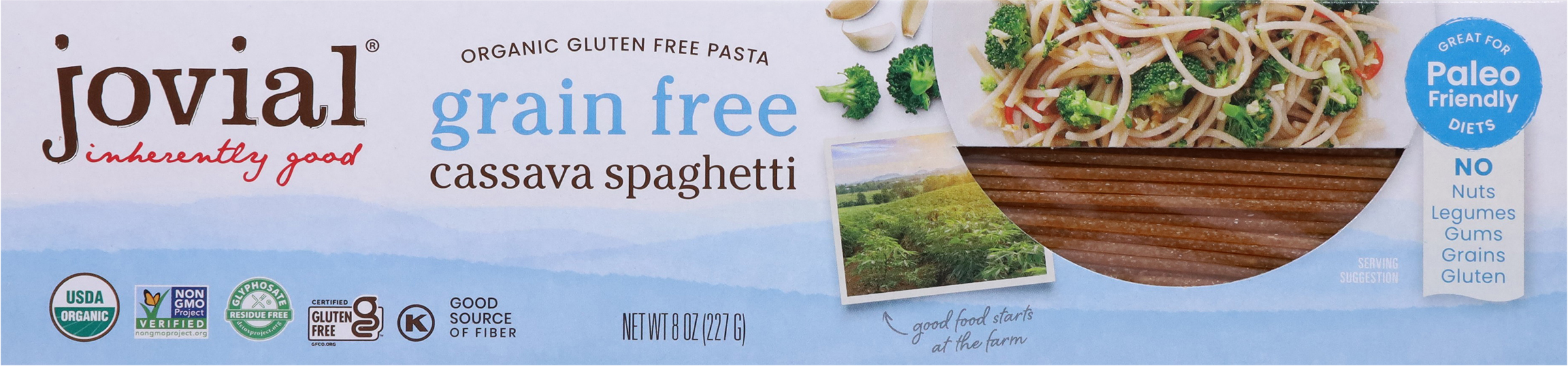 Cassava Spaghetti, Grain Free, Organic