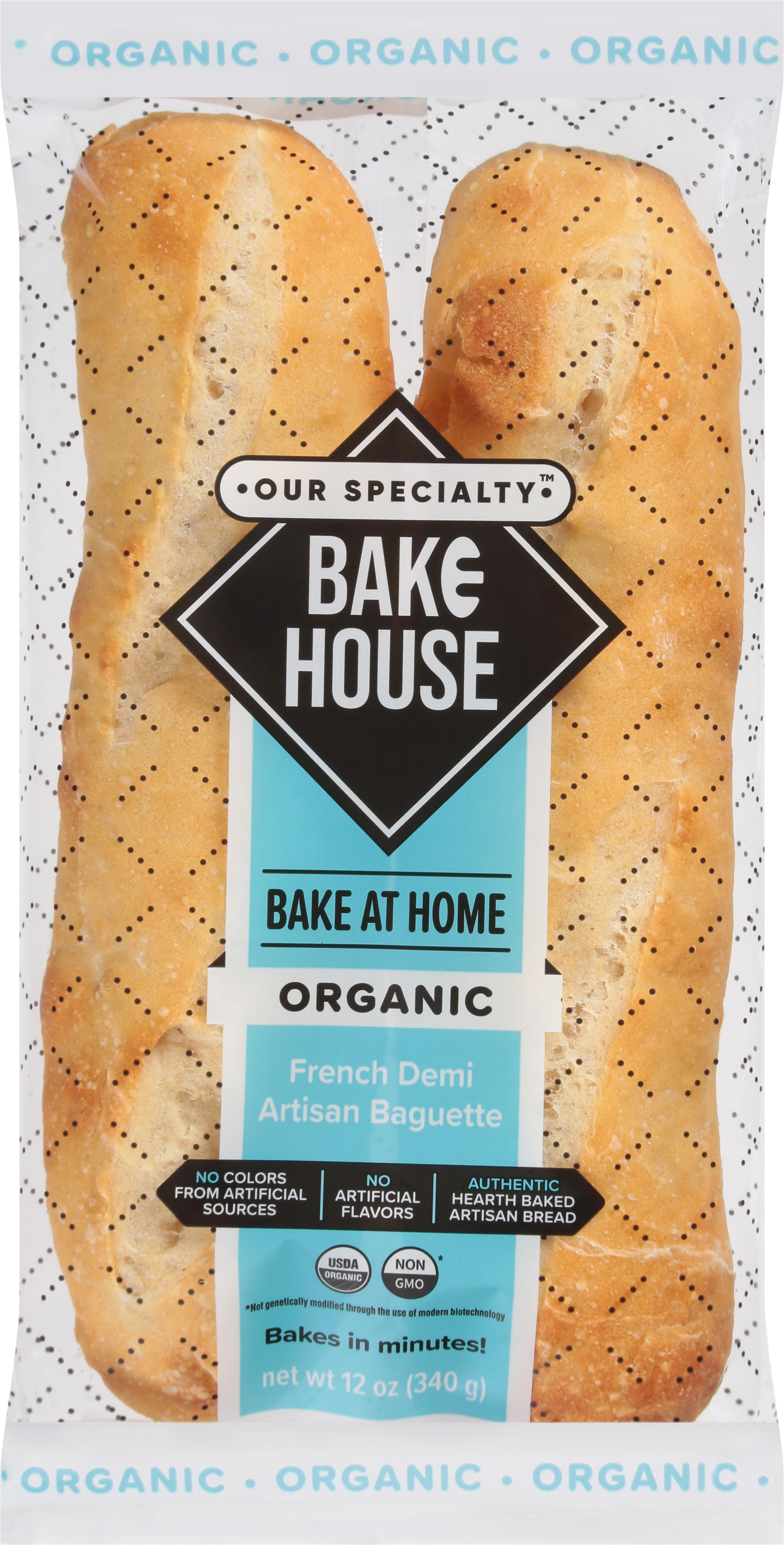 Artisan Baguette, French Demi, Organic