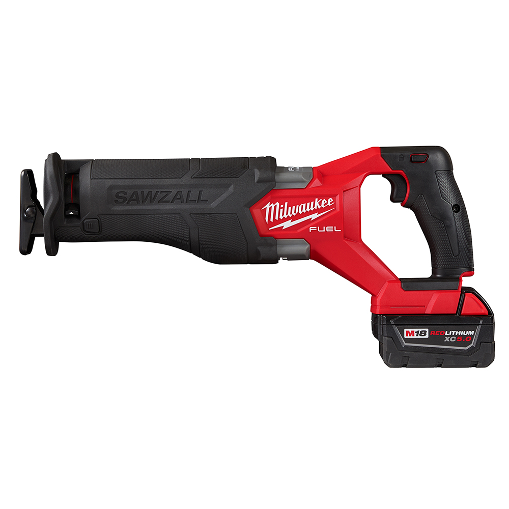 White Cap | Milwaukee M18 Fuel Sawzall Reciprocating Saw 2 Battery 