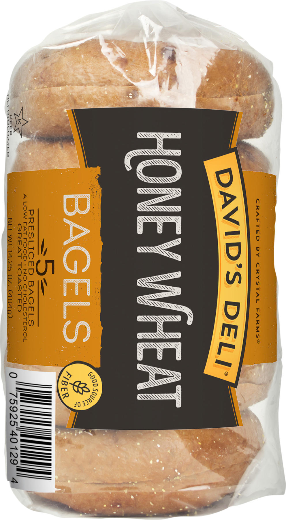 Bagels, Honey Wheat, Presliced