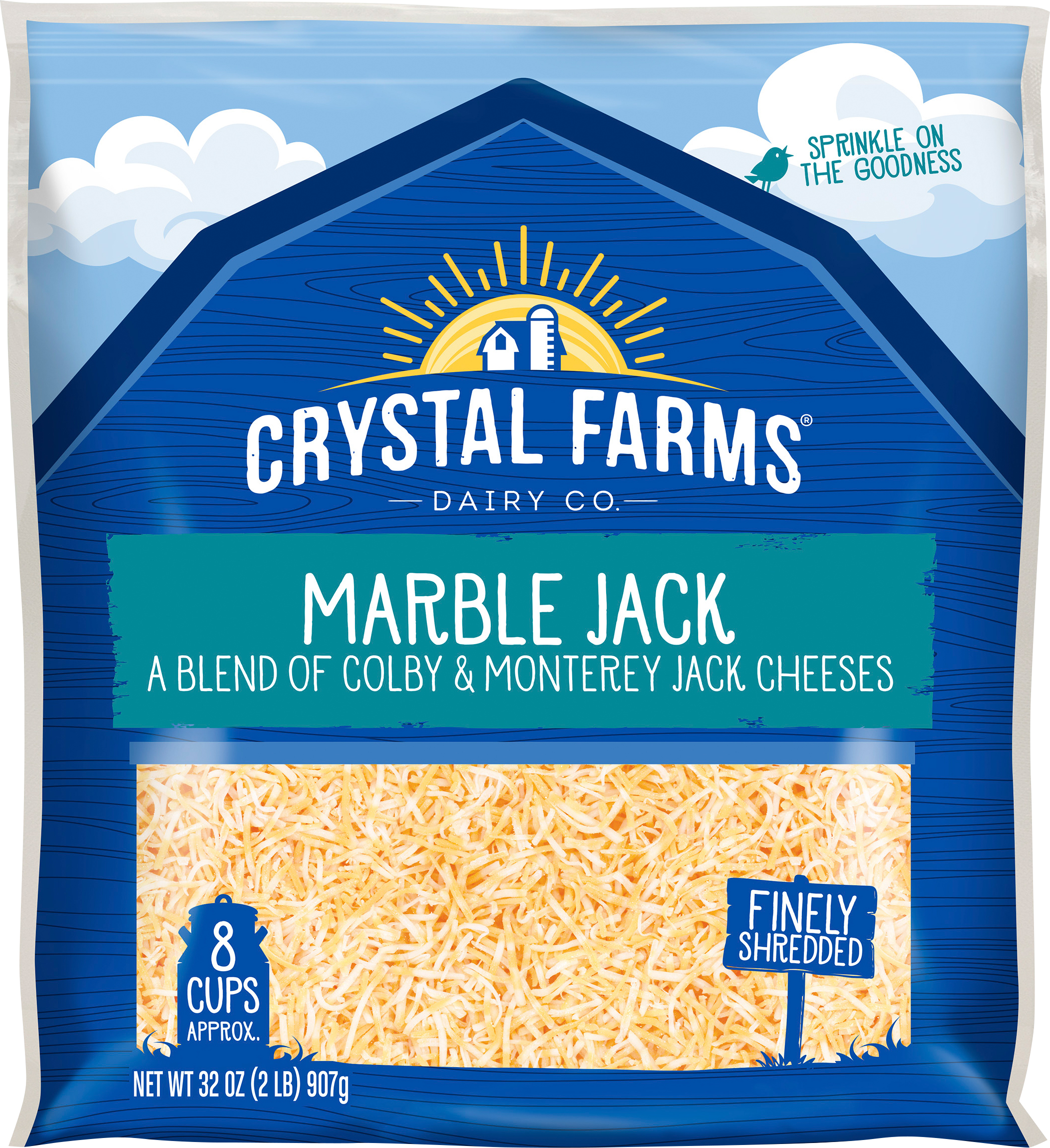 Finely Shredded Cheese, Marble Jack