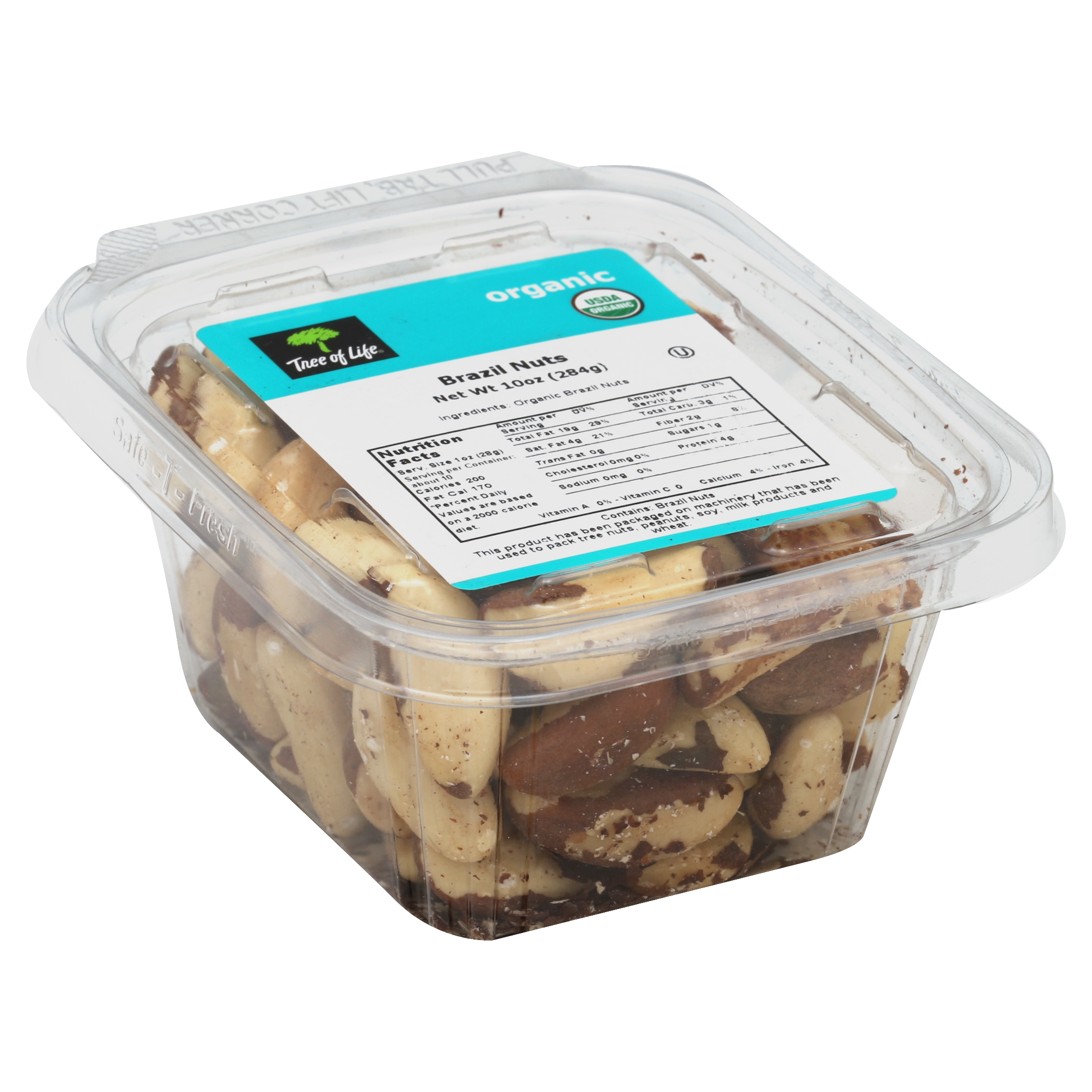 Tree Of Life Brazil Nuts 10 Oz