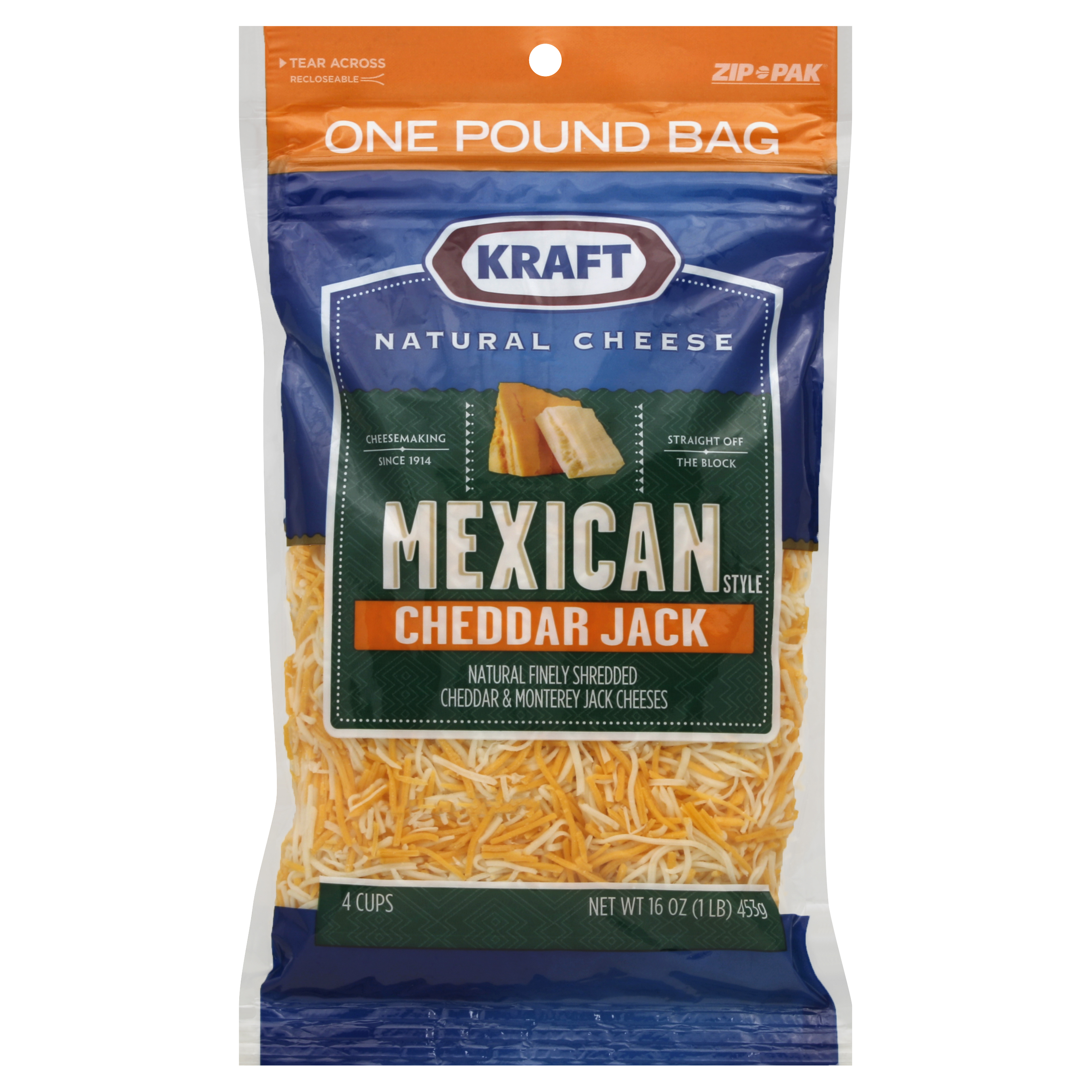 Kraft Finely Shredded Cheese 16 Oz