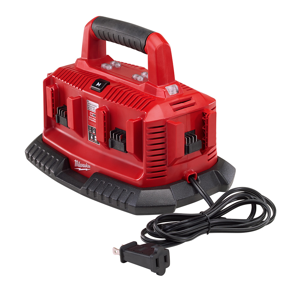 White Cap | Milwaukee M18 6 Bay Charger