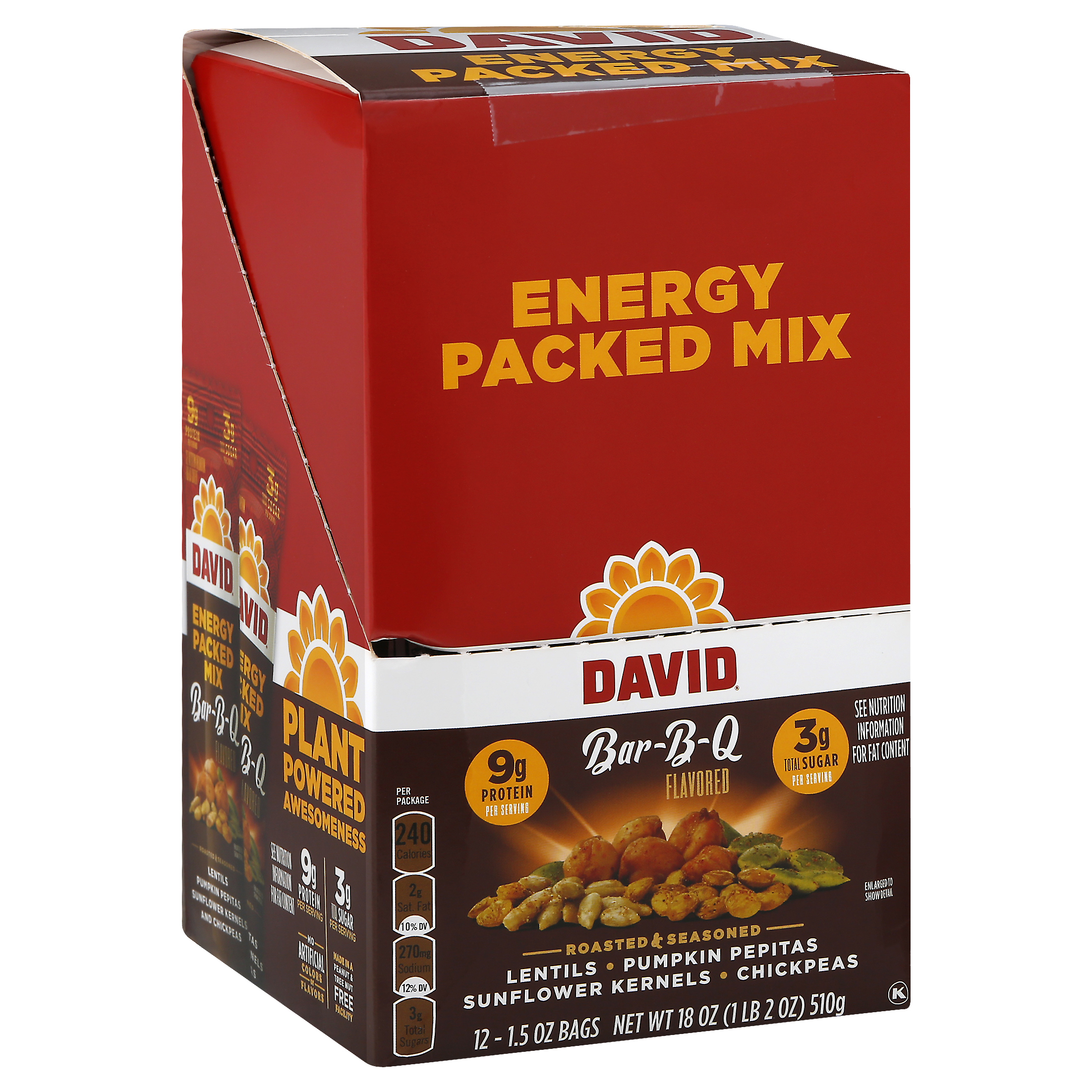 David Energy Packed Mix 12 Ea