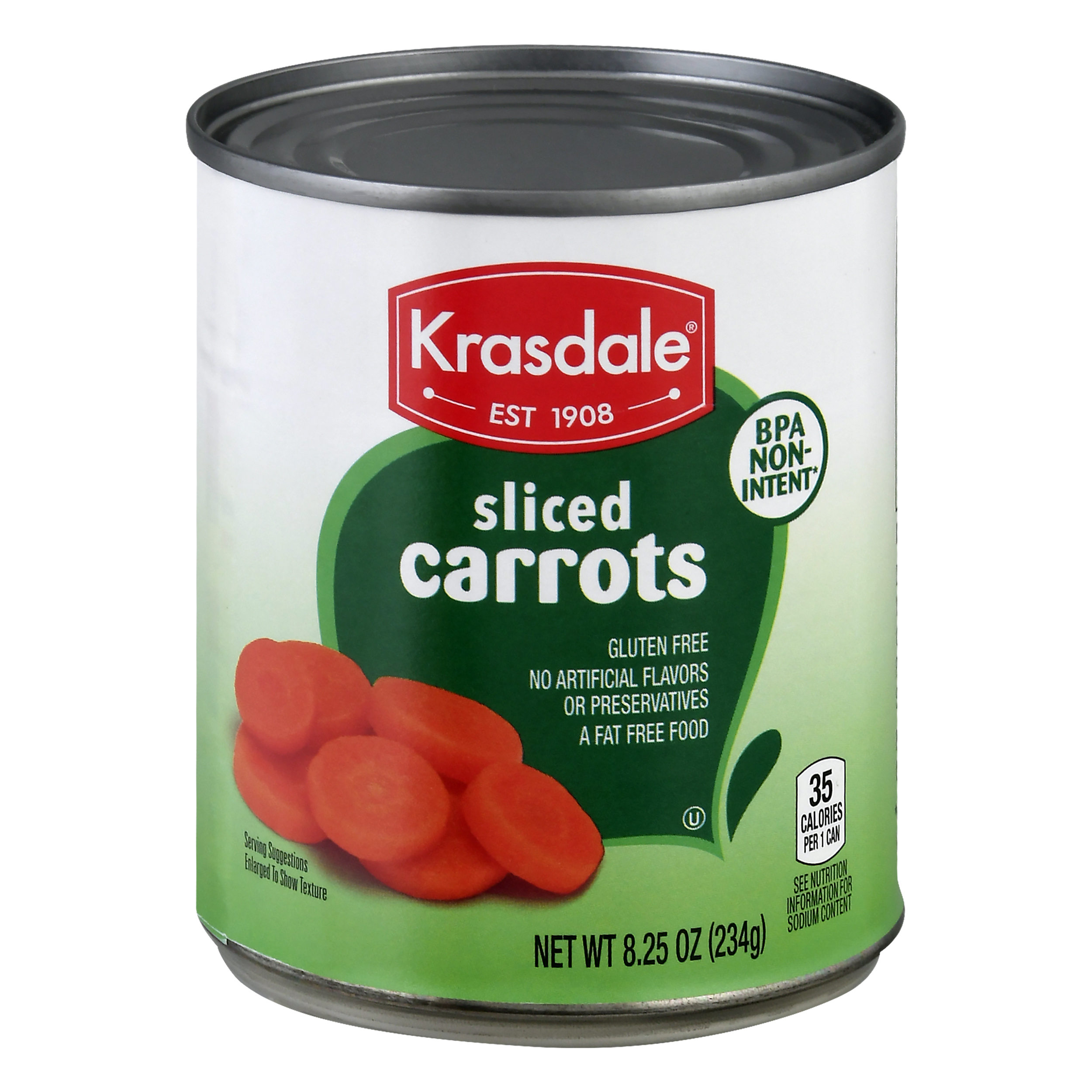 Krasdale Sliced Carrots 8.25 Oz
