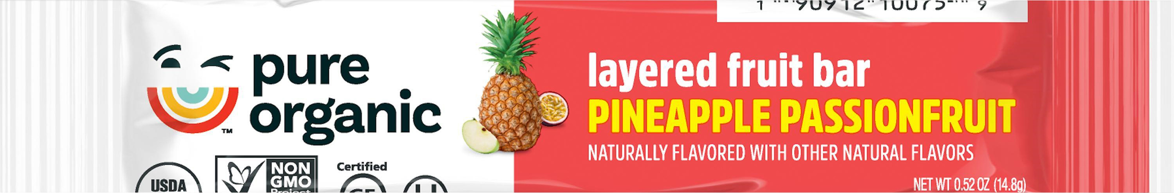 Fruit Bar, Layered, Pineapple Passionfruit