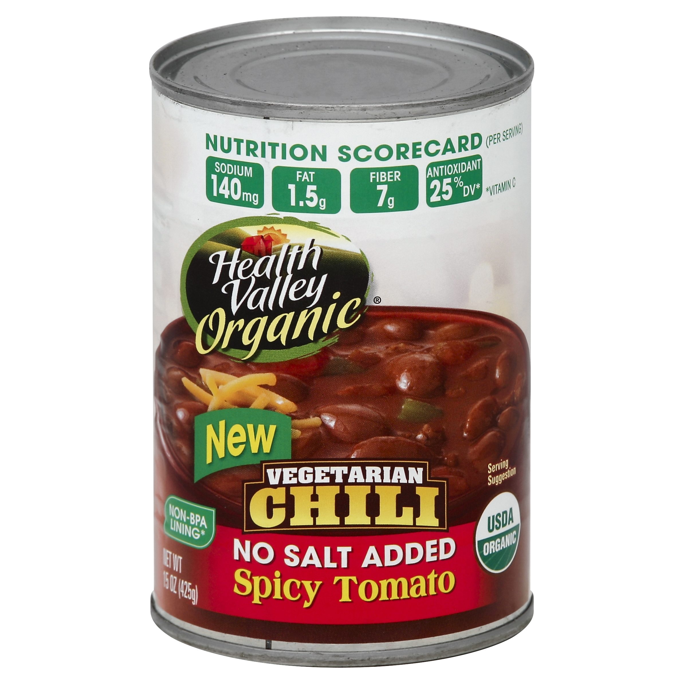 Health Valley Chili 15 Oz