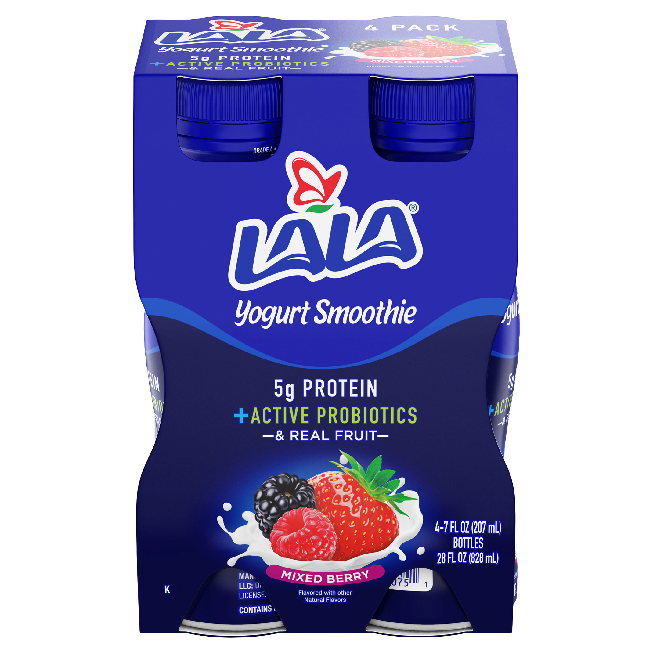 Yogurt Smoothie, Mixed Berry, 4 Pack