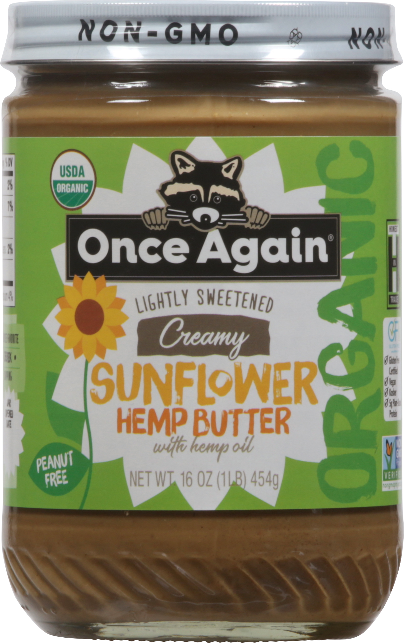 Sunflower Hemp Butter, Creamy