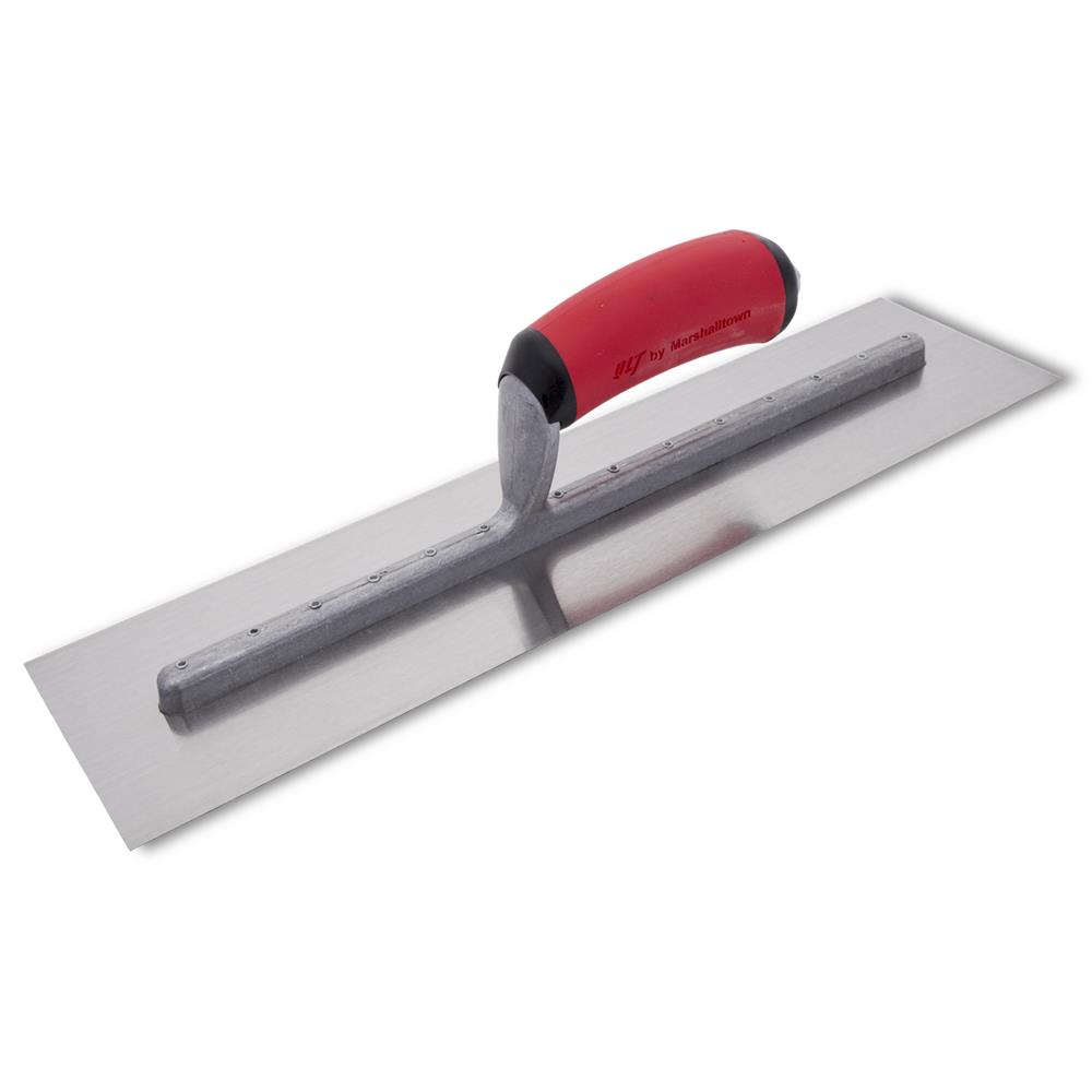 MARSHALLTOWN High Carbon Steel Finishing Trowel – 3x16 Inch, DuraCork Handle, Made In USA
