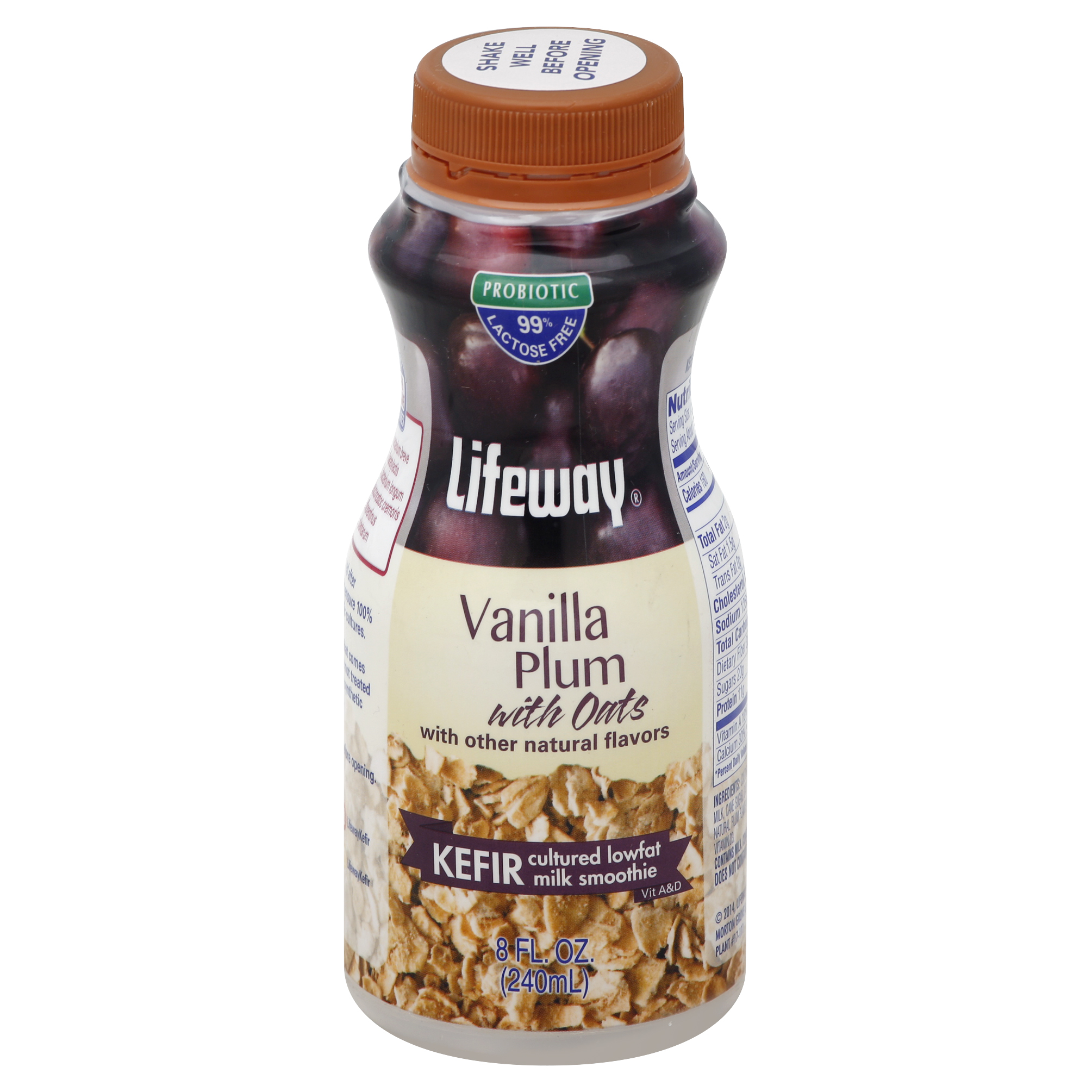 Lifeway Kefir Cultured Milk Smoothie 8 Oz