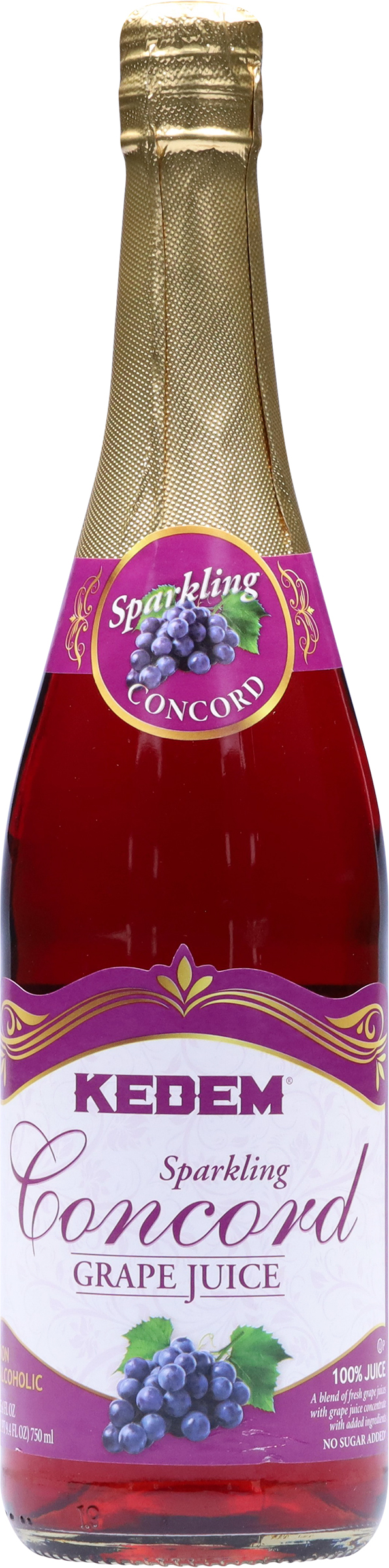 100% Juice, Grape, Sparkling, Concord, Non Alcoholic