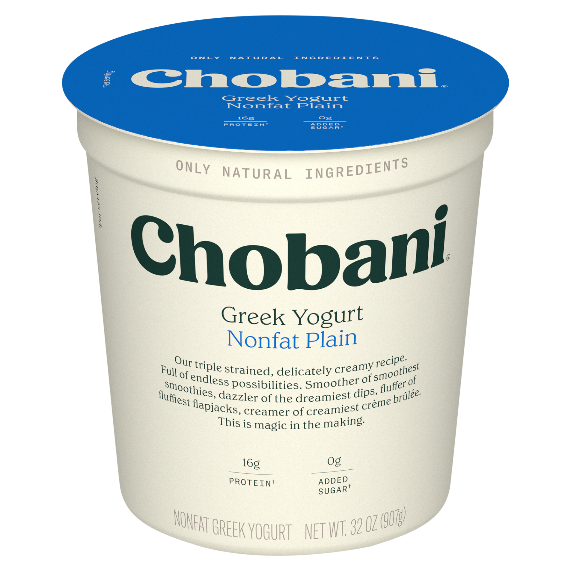 Yogurt, Greek, Nonfat, Plain image
