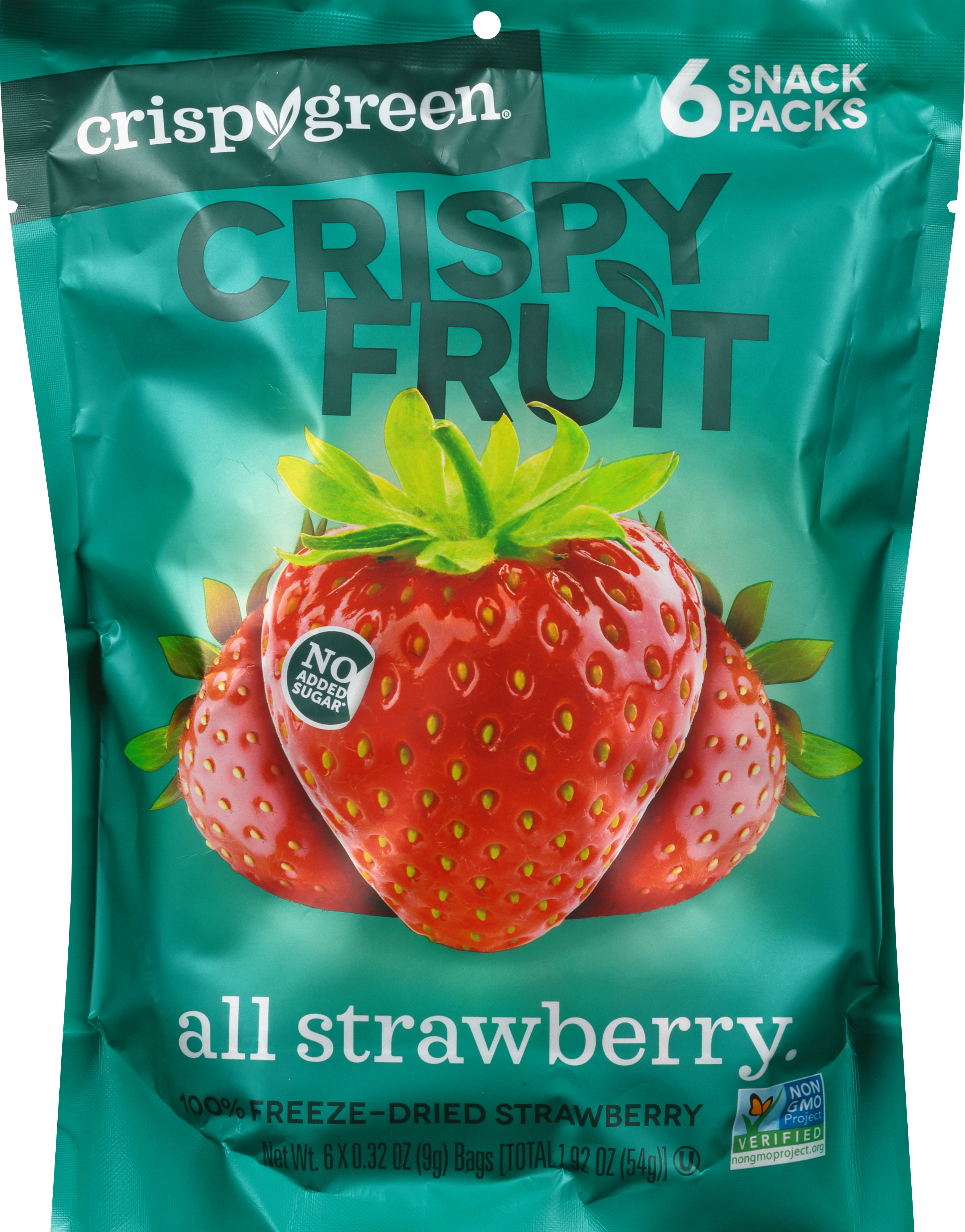 Crispy Fruit, All Strawberry, 6 Snack Packs