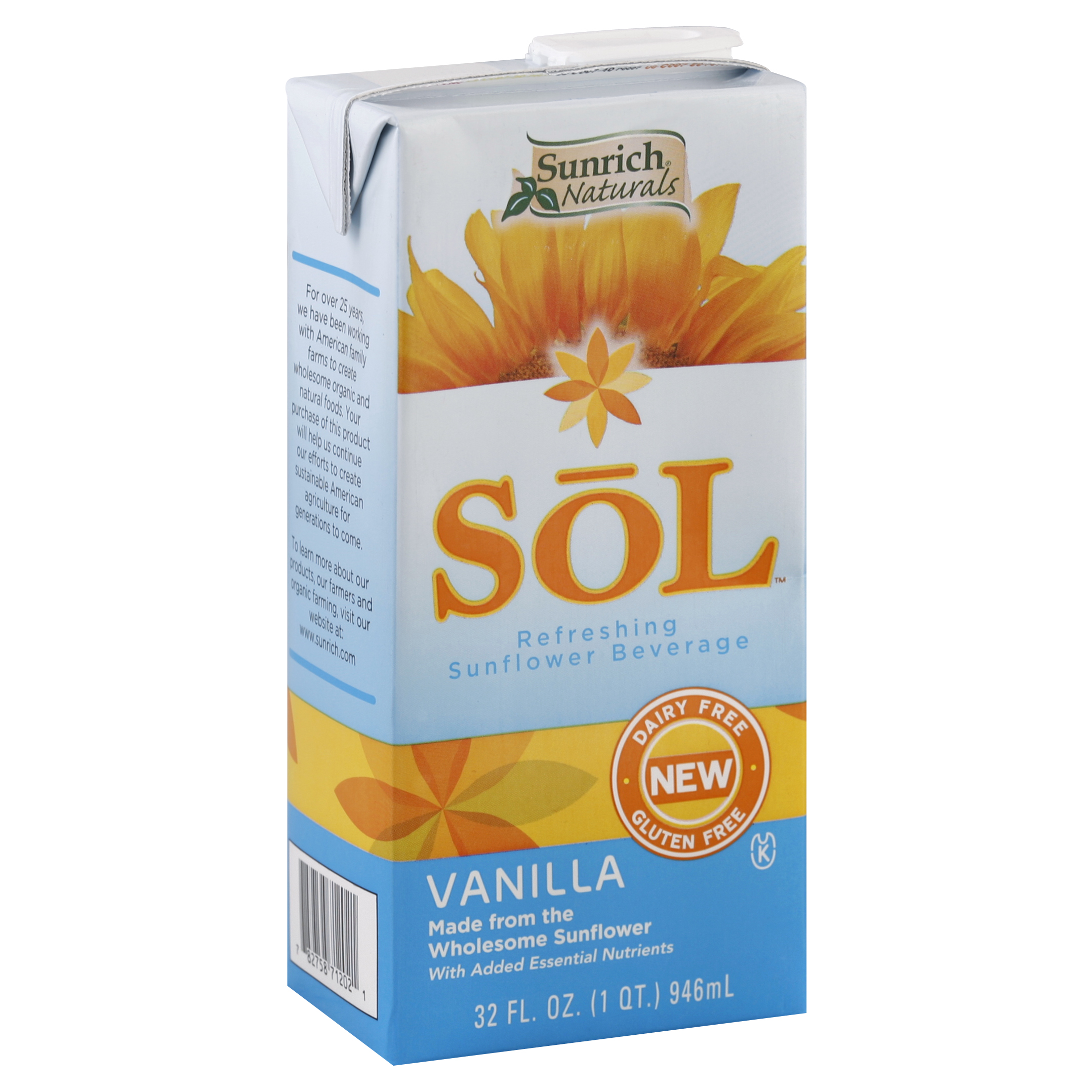 Sunrich Naturals Sunflower Beverage 32 Oz