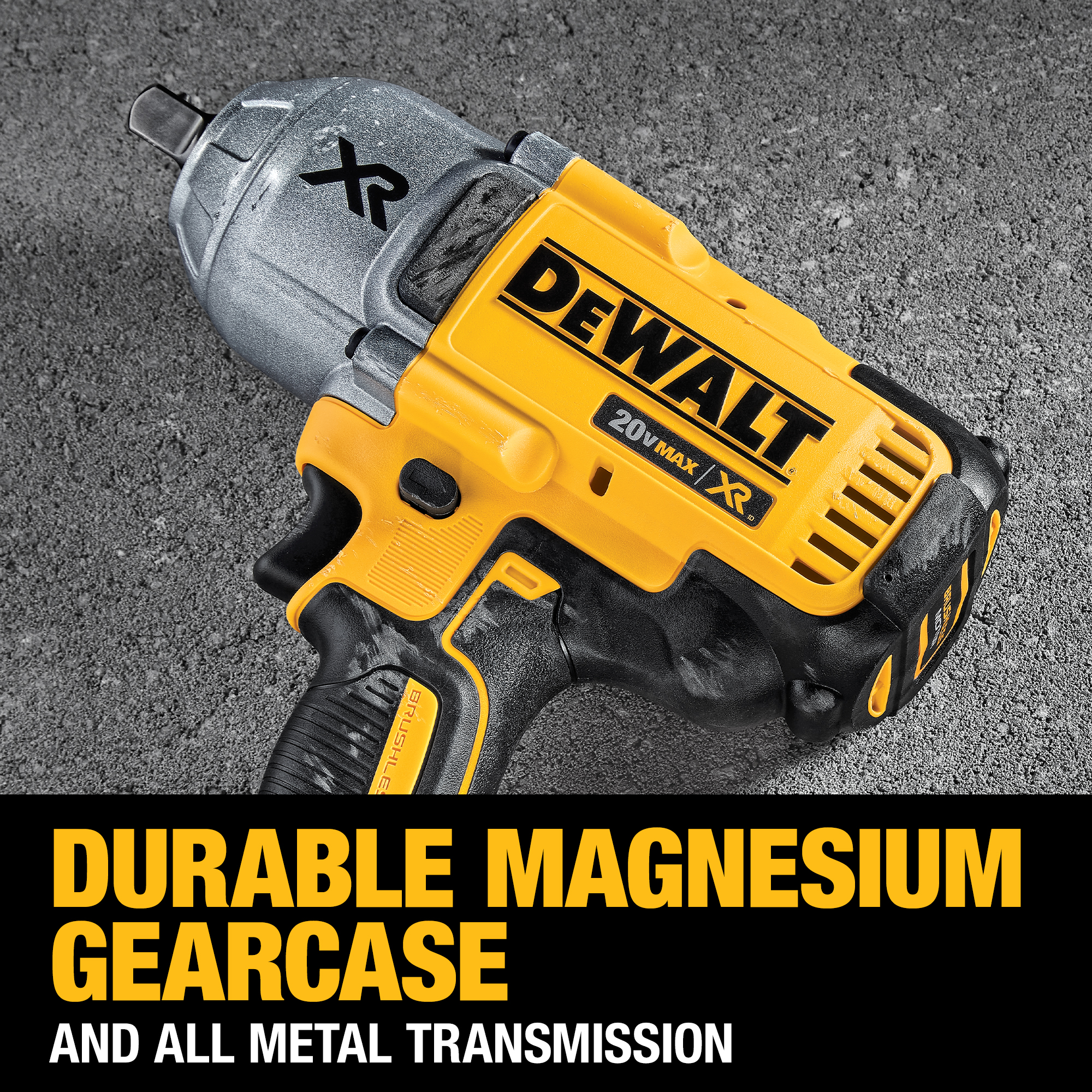 DEWALT 20V MAX XR Brushless 1/2" Impact Wrench with Detent Pin (Bare
