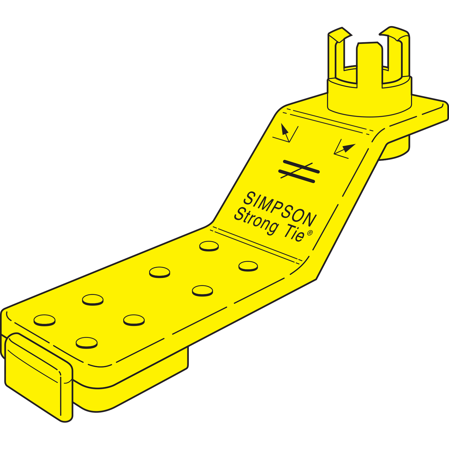 Simpson StrongTie AnchorMate Am12 1/2" Bolt Holder White Cap