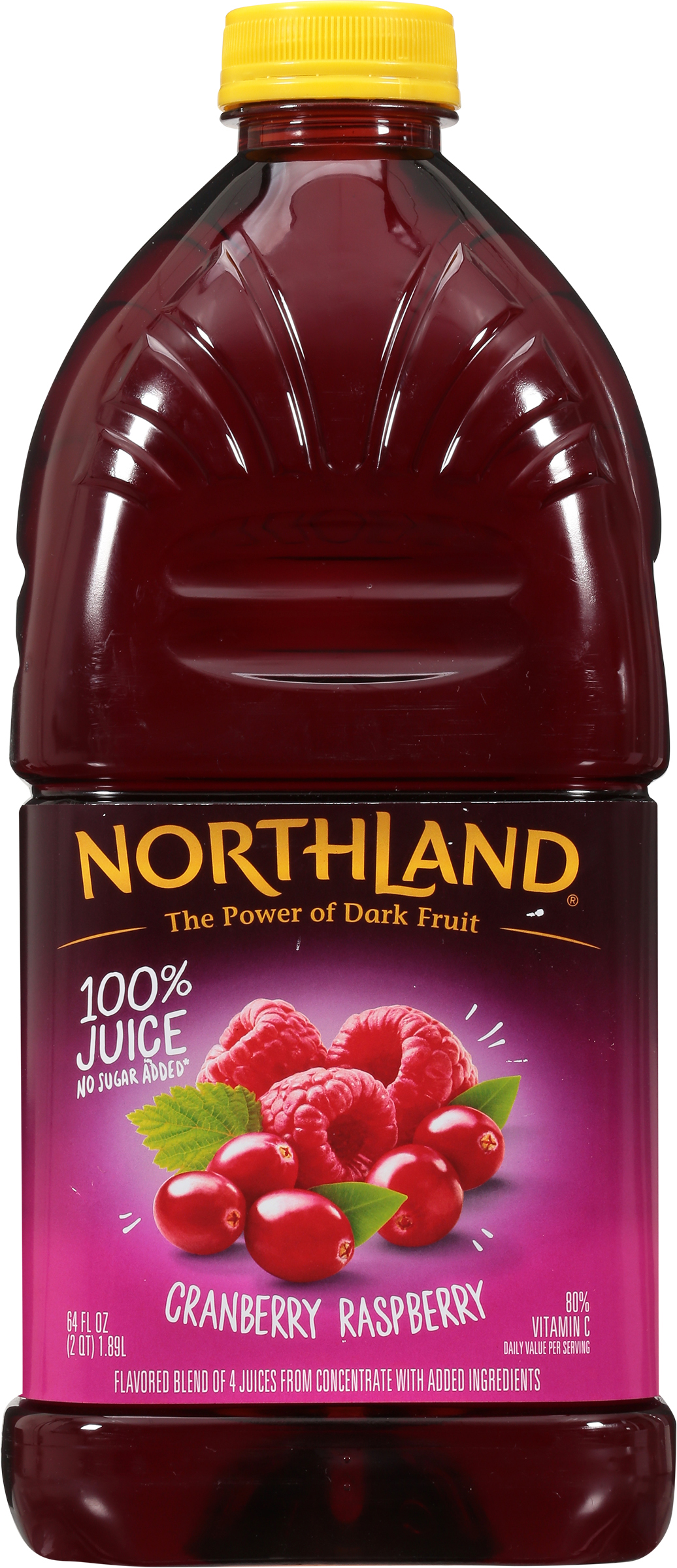 100% Juice, Cranberry, Raspberry