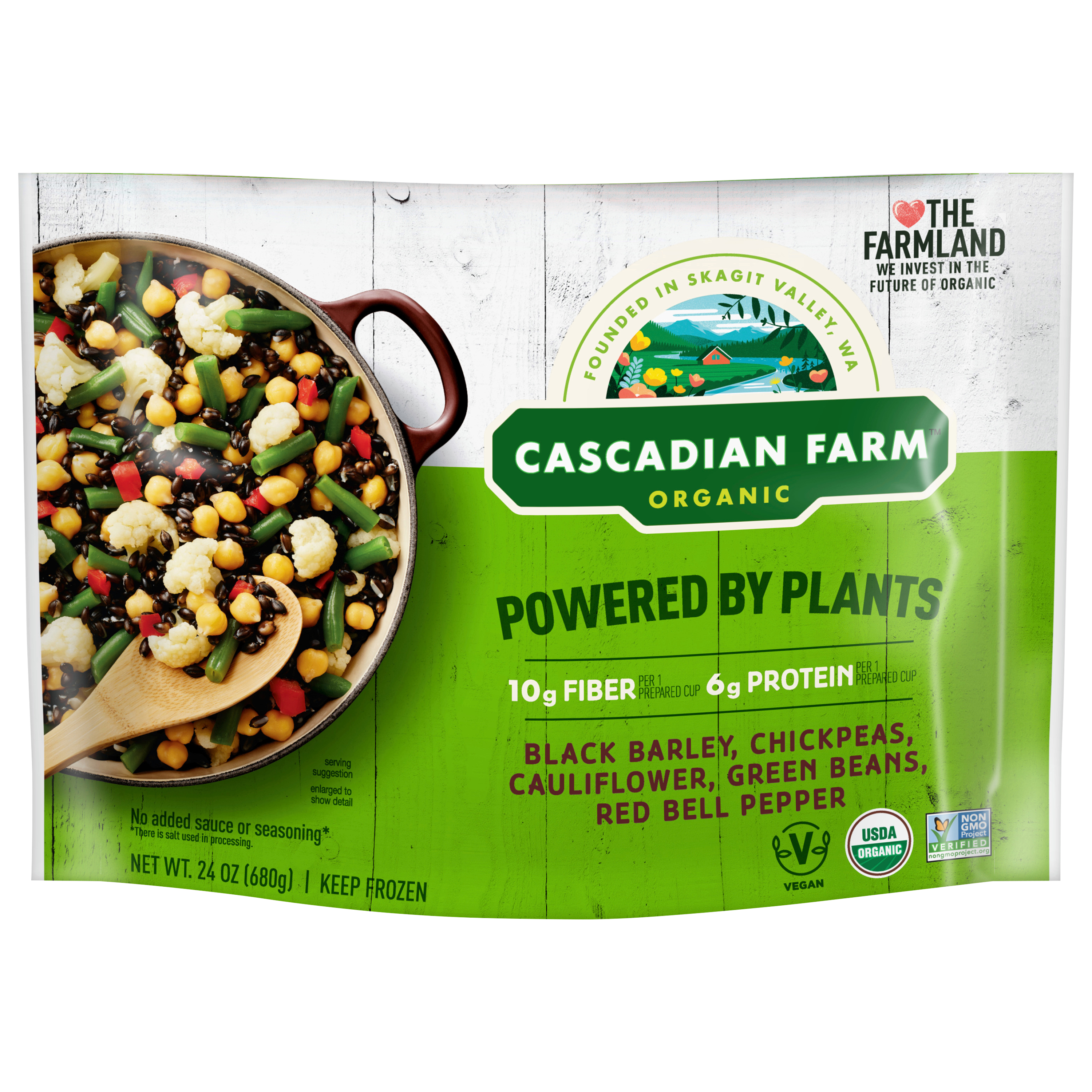 Cascadian Farm Organic, Grains, Vegetables, Legumes, Non-gmo, 24 Oz