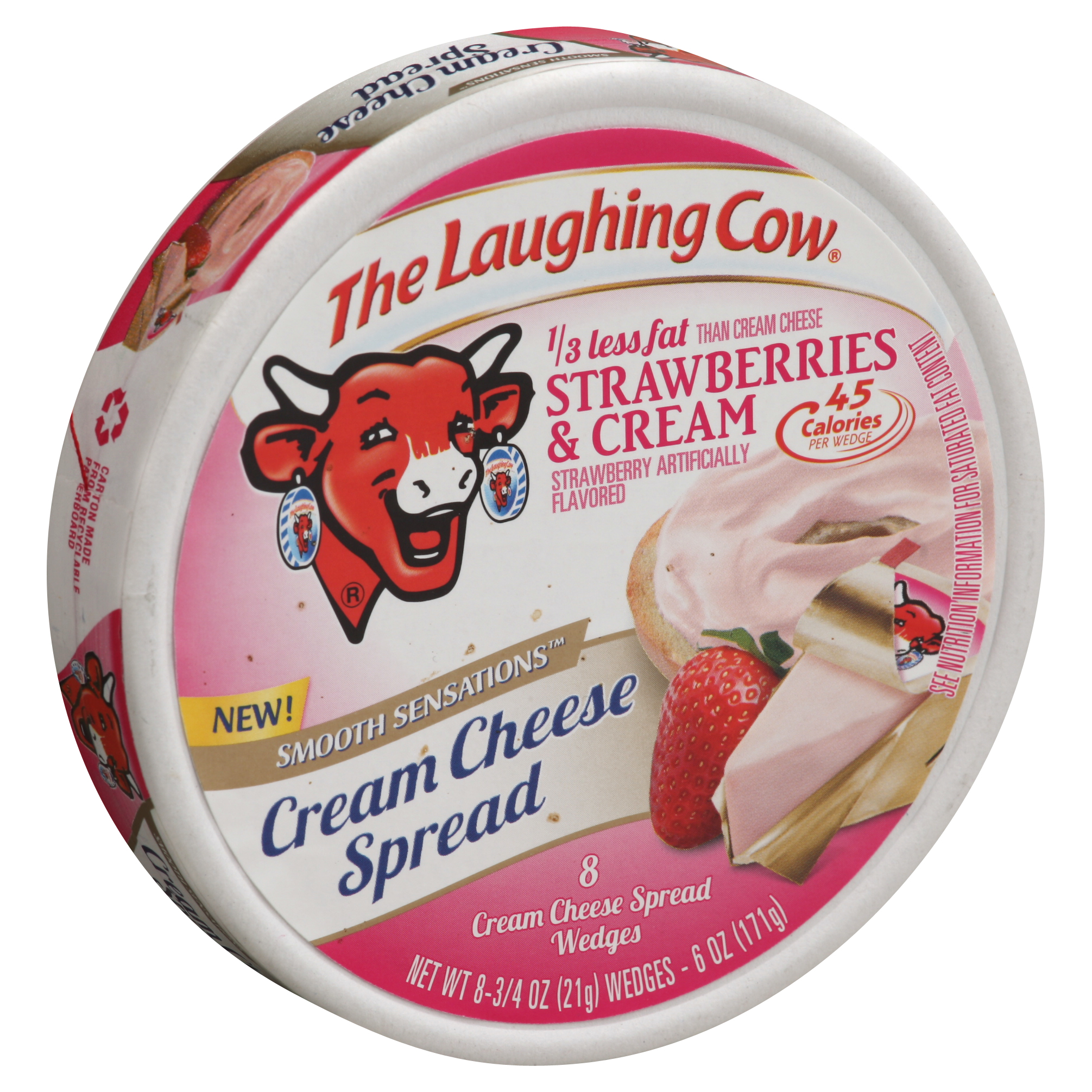 The Laughing Cow Cream Cheese Spread 8 Ea