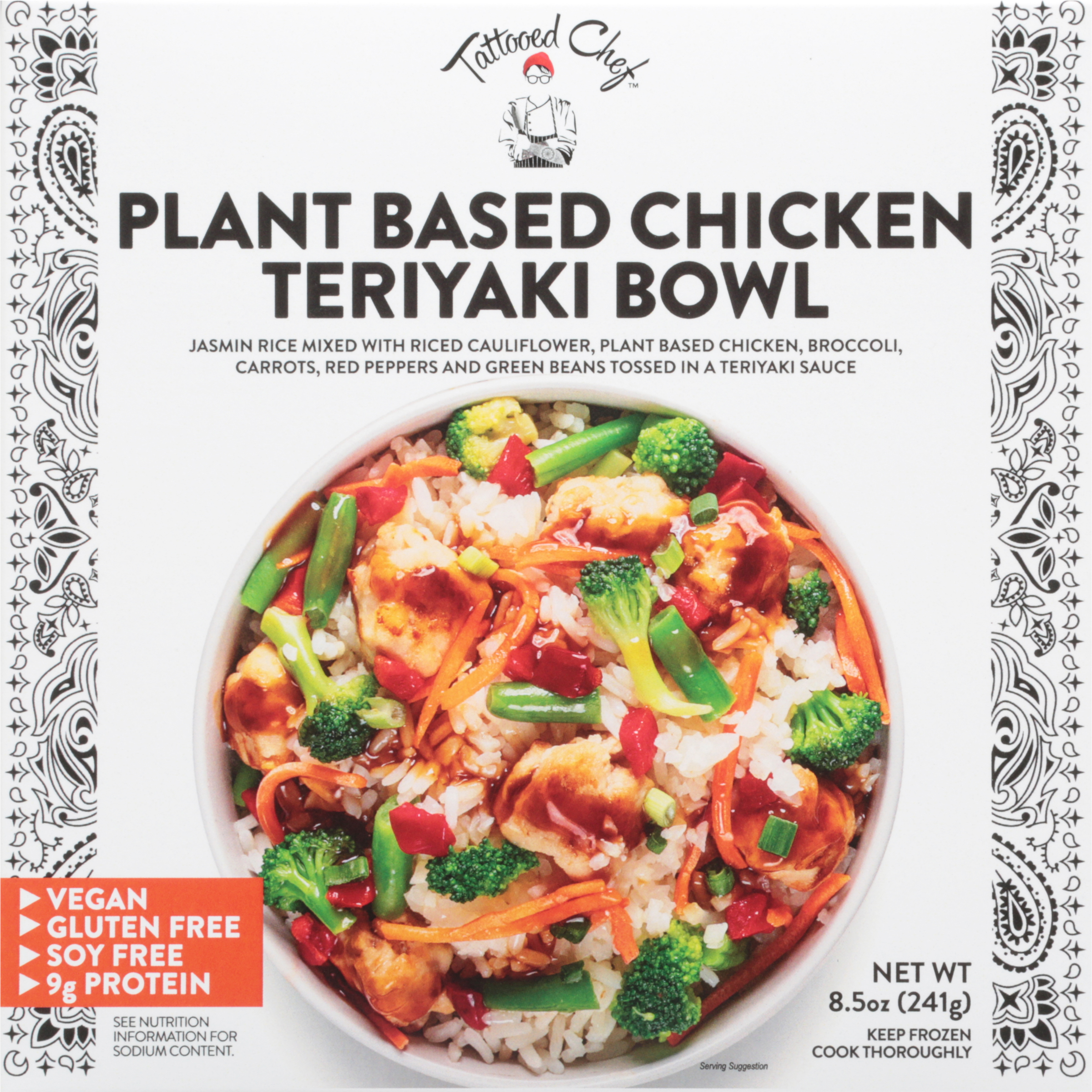 Teriyaki Bowl, Plant Based Chicken